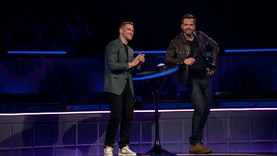 I Can See Your Voice S3 E7 Doppelganger Night: Guest Host Joel McHale, Carnie Wilson, Maggie Lawson, Cheryl Hines, Adrienne Bailon-Houghton 2024-02-15