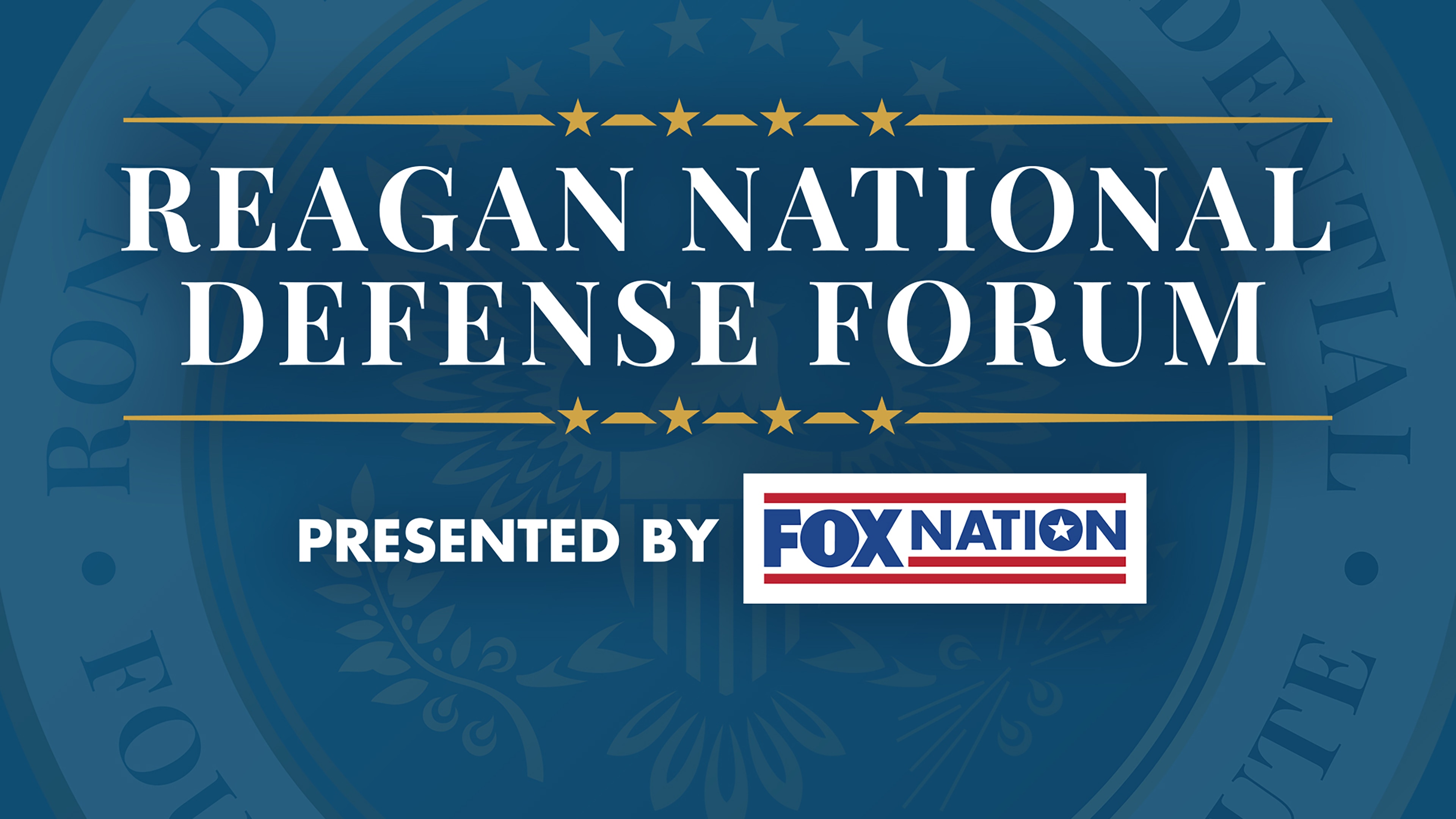 Reagan National Defense Forum Panel Season 1, Episode 1, "Panel 1