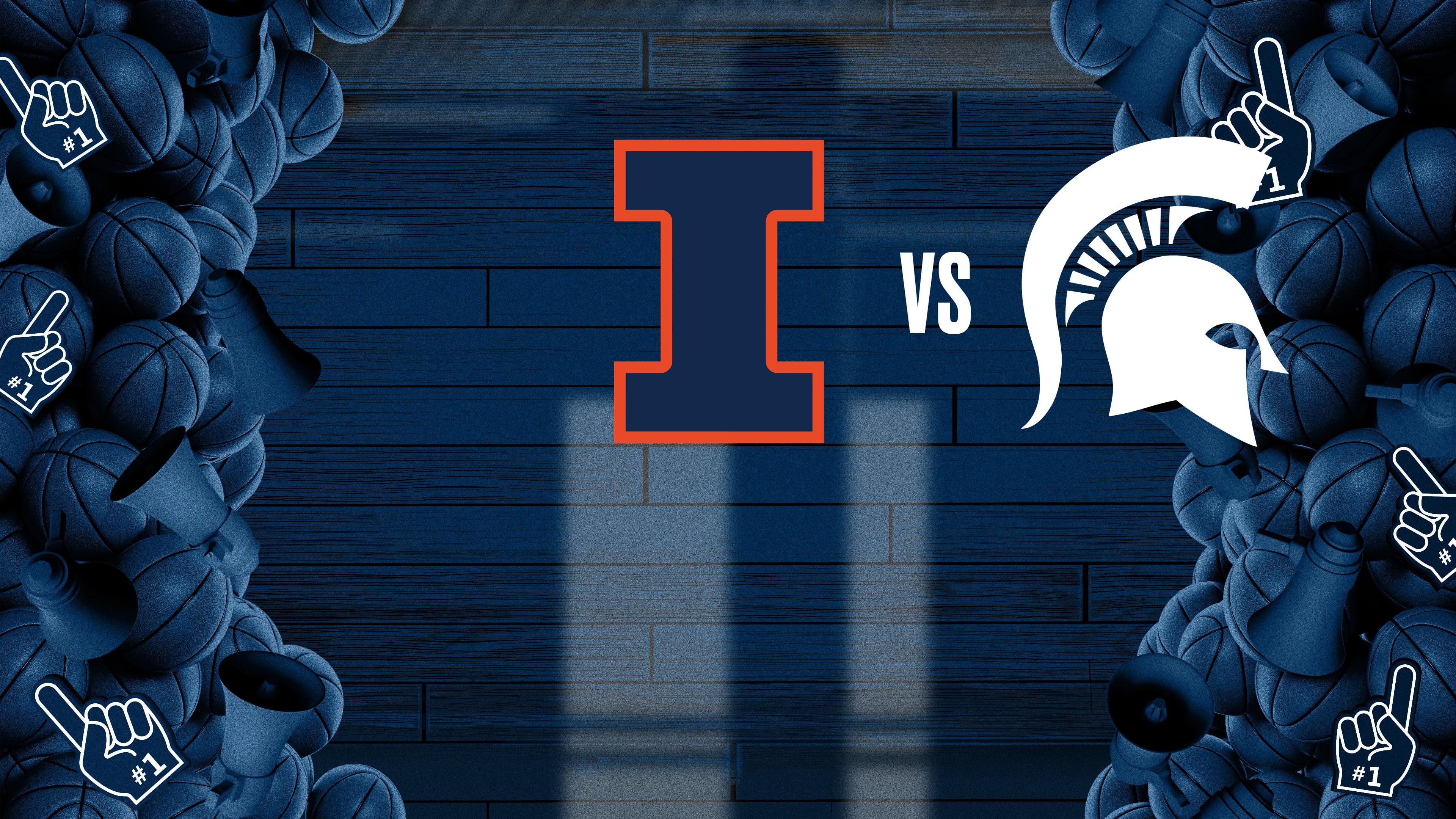 Big Ten Men's: Illinois at Michigan St.