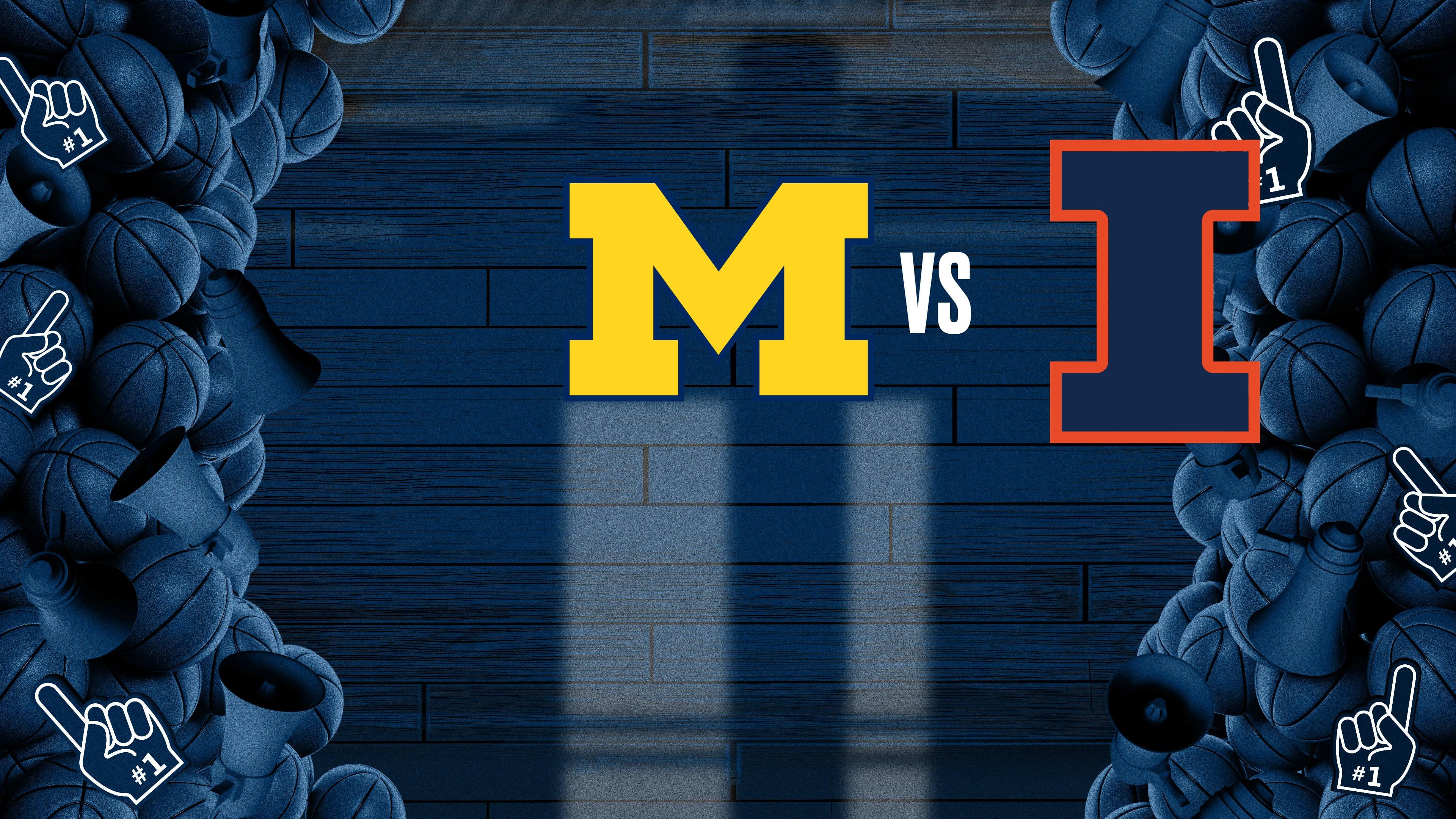 Big Ten Men's: Michigan at Illinois