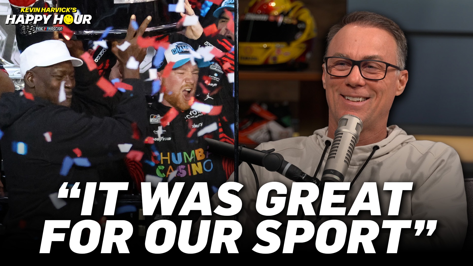 Kevin Harvick’s Happy Hour NASCAR on Fox - Daytona 500 Chaos! Tyler Reddick Delivers for 23XI Racing and Michael Jordan in THRILLING Fashion