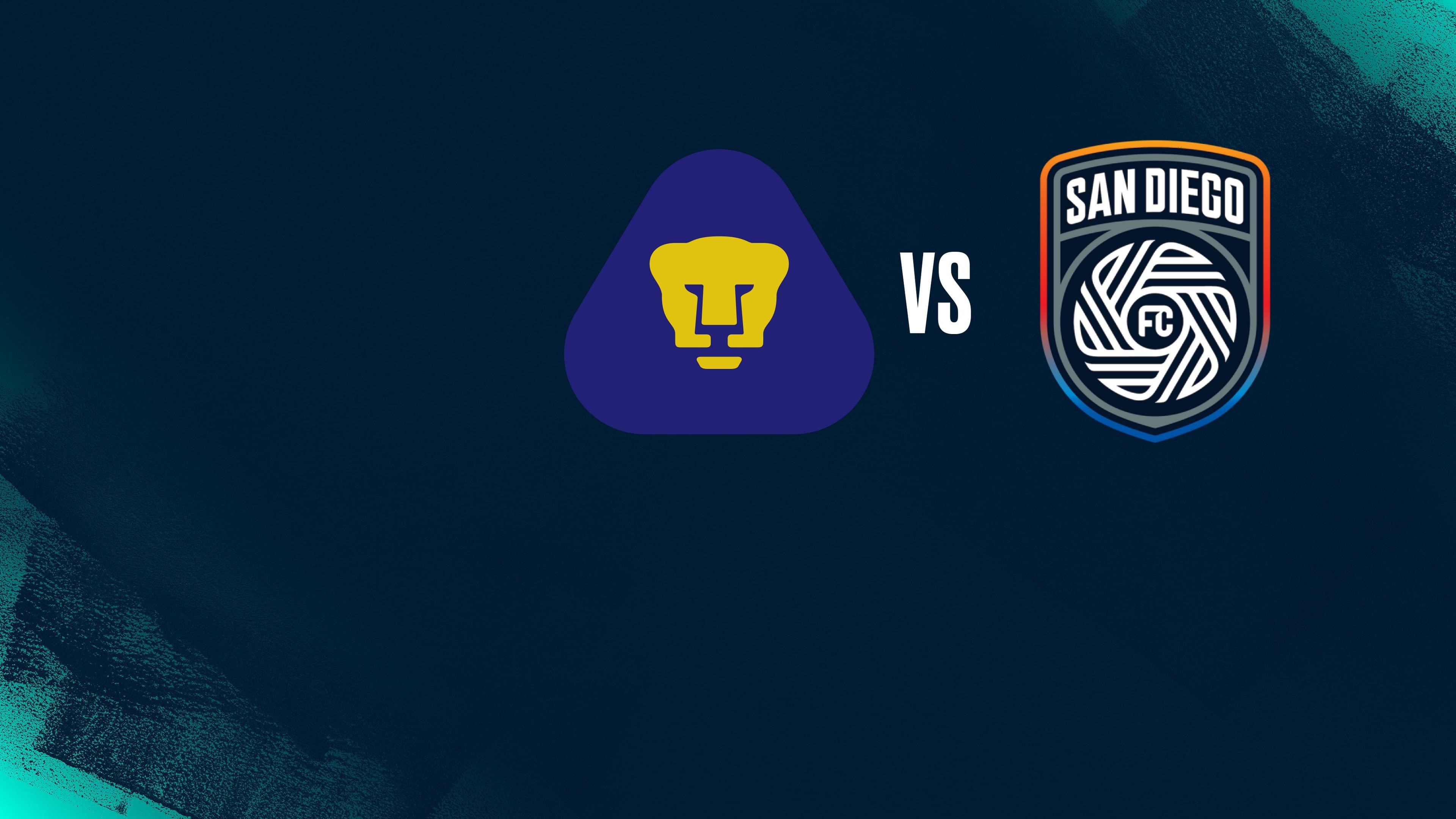 Round One 2nd Leg: Pumas UNAM (MEX) vs San Diego FC (USA)
