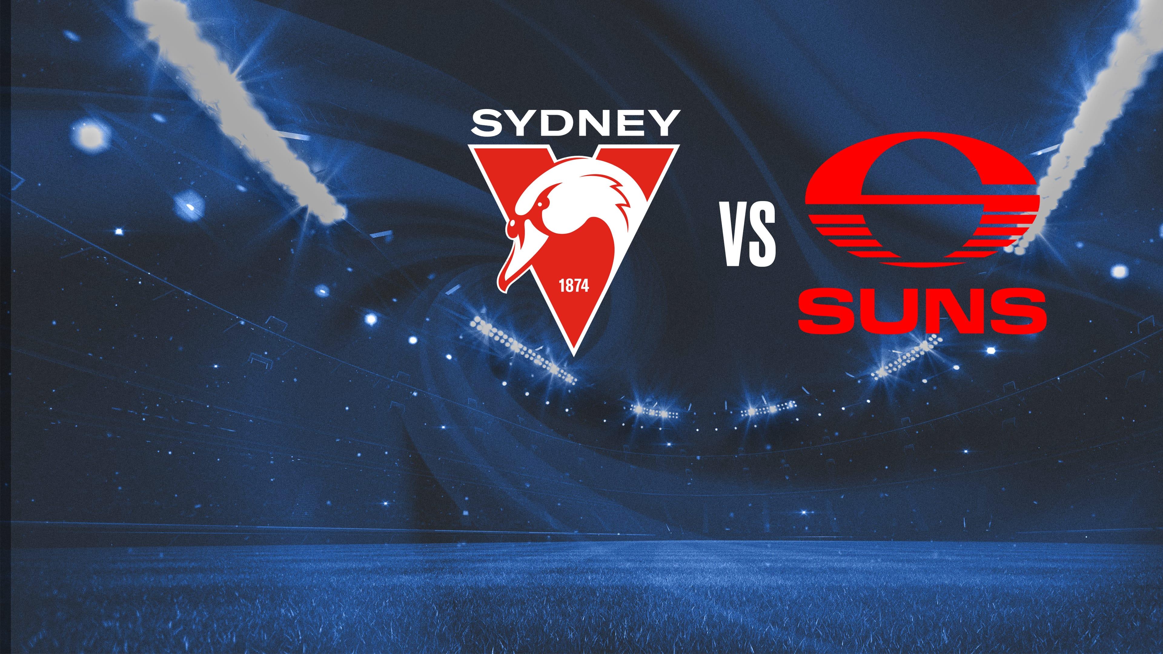 AFL Premiership Football - Sydney Swans vs Gold Coast SUNS