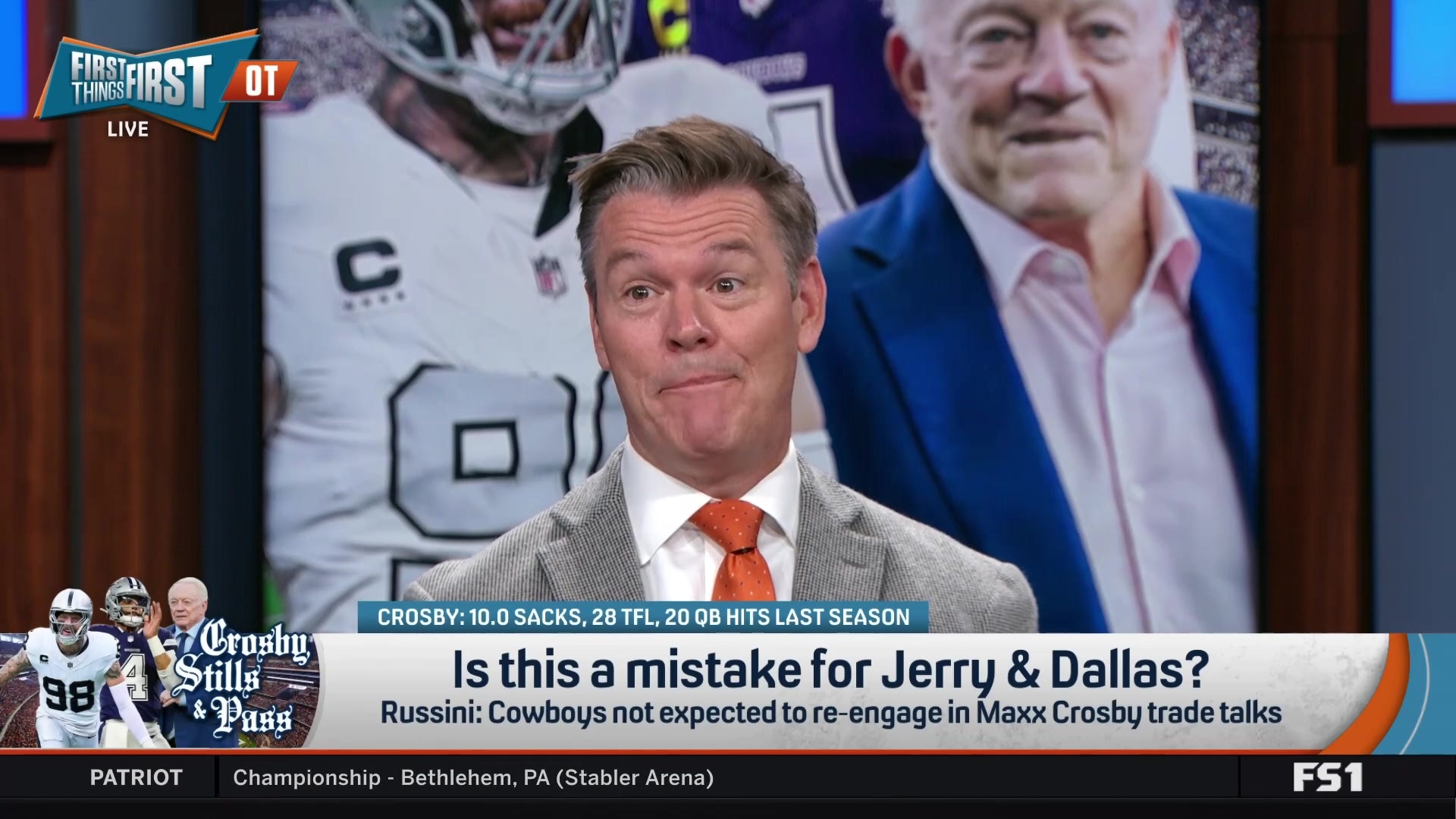 First Things First: OT - Wednesday, March 11