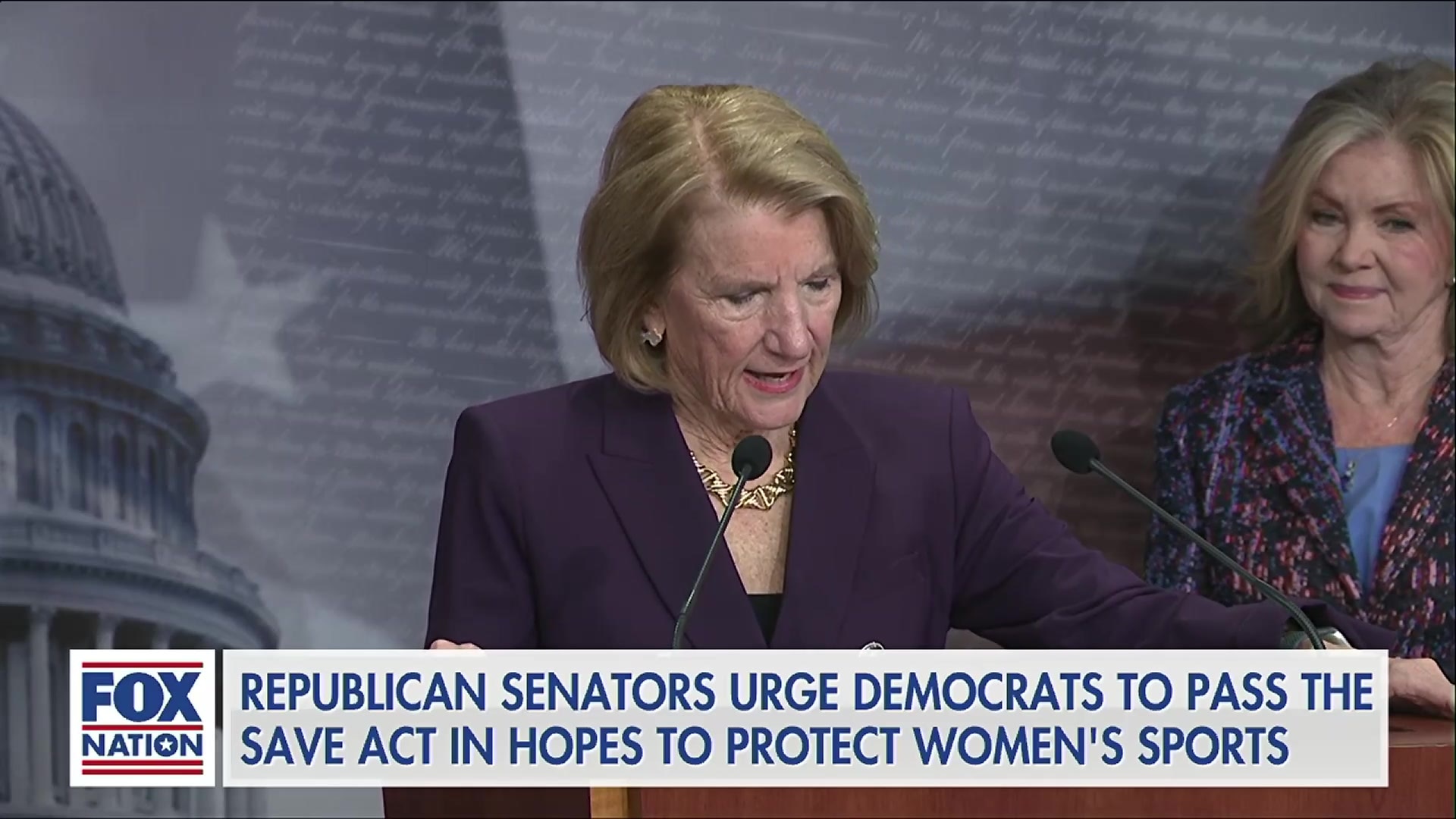 Senate GOP Press Conference - Senators Push SAVE Act to Protect Women’s Sports