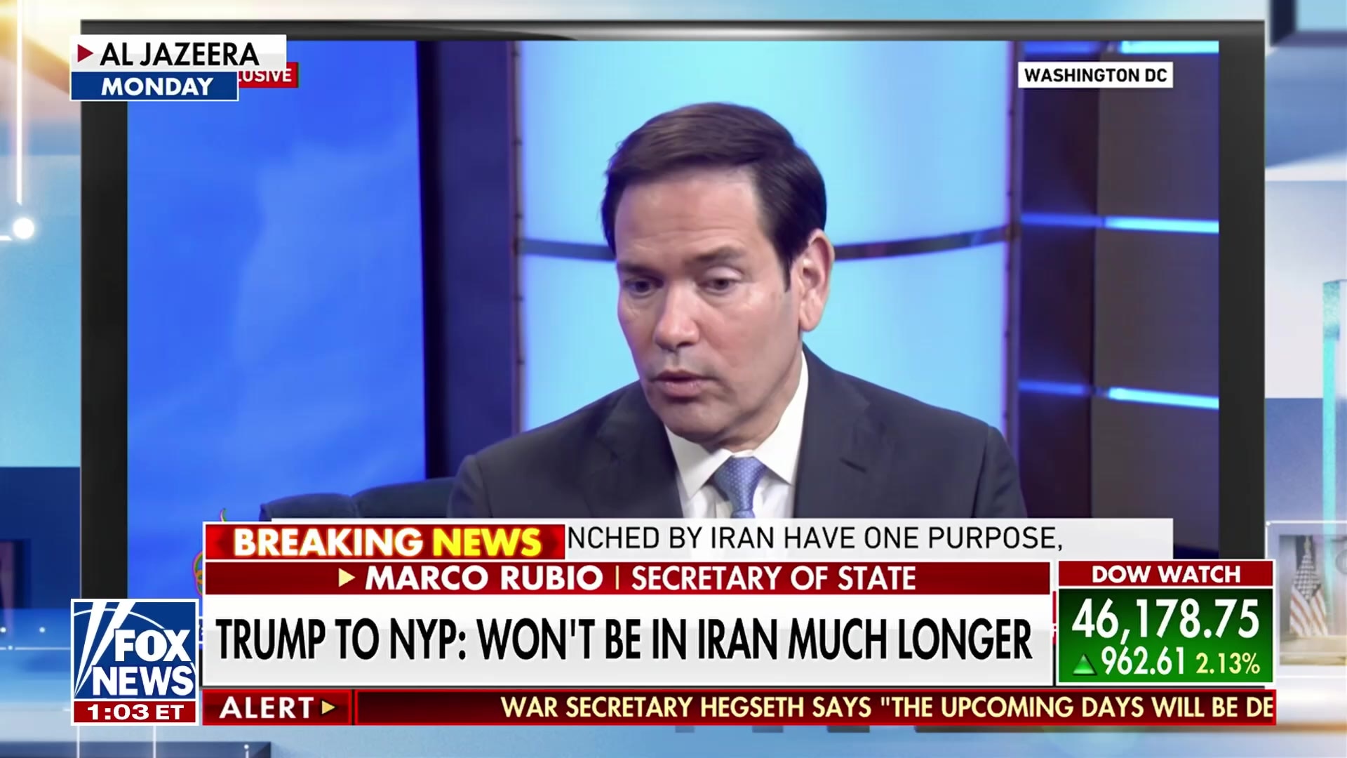 America Reports - Tuesday, March 31