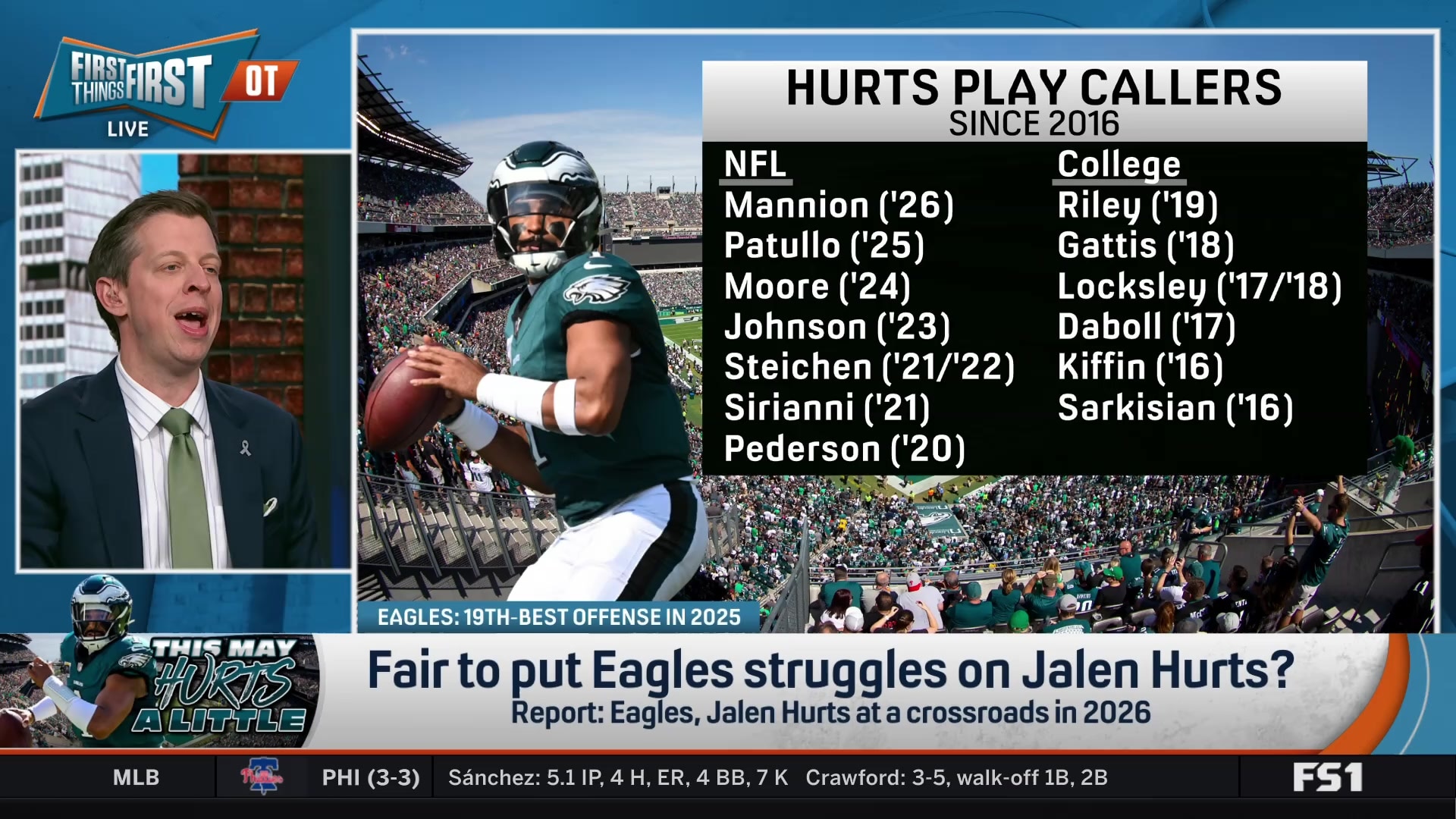 First Things First: OT - Wednesday, April 1