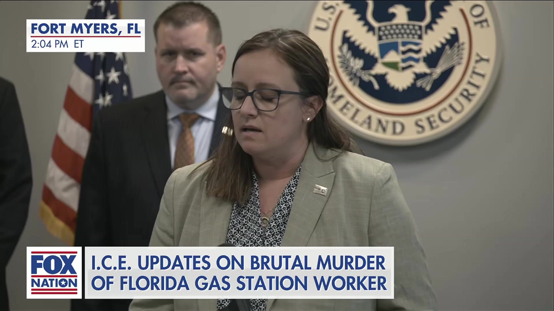 ICE Press Conference Live - Illegal Immigrant Charged in Deadly Hammer Attack