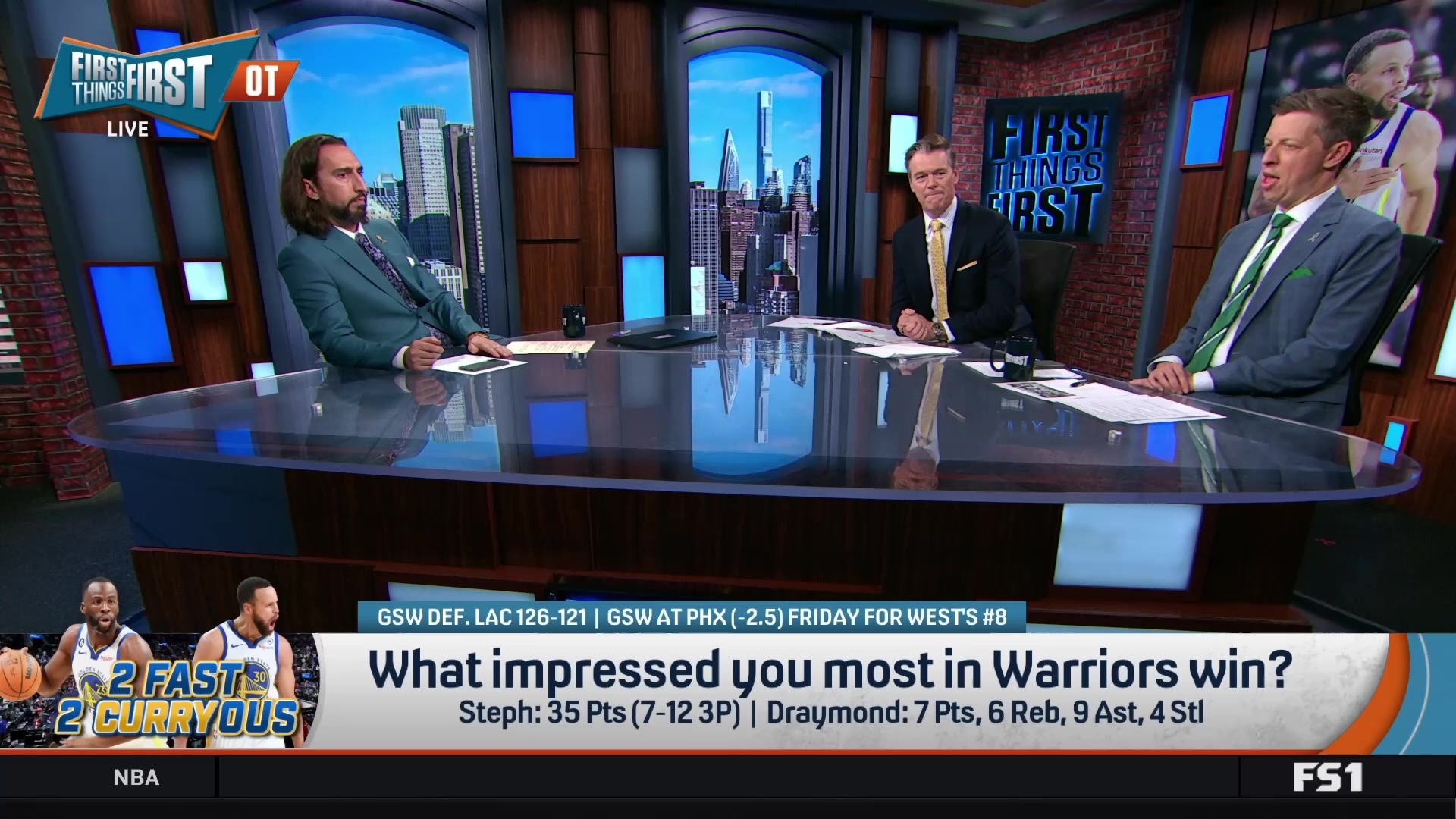 First Things First: OT - Thursday, April 16