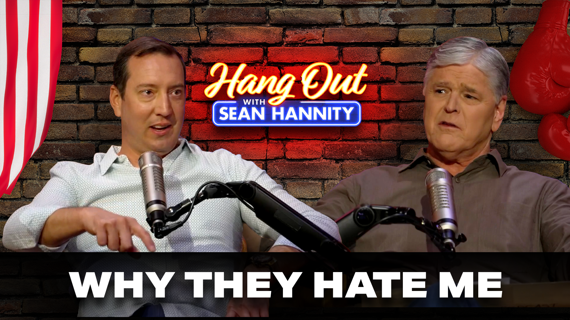 Hang Out with Sean Hannity - Kyle Busch: The Truth Behind My VILLAIN Reputation | Hang Out with Sean Hannity