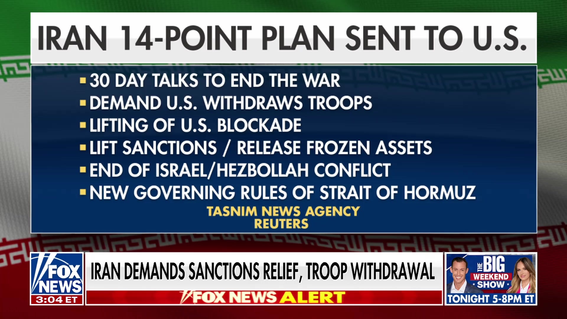 Fox Report with Jon Scott - Sunday, May 3