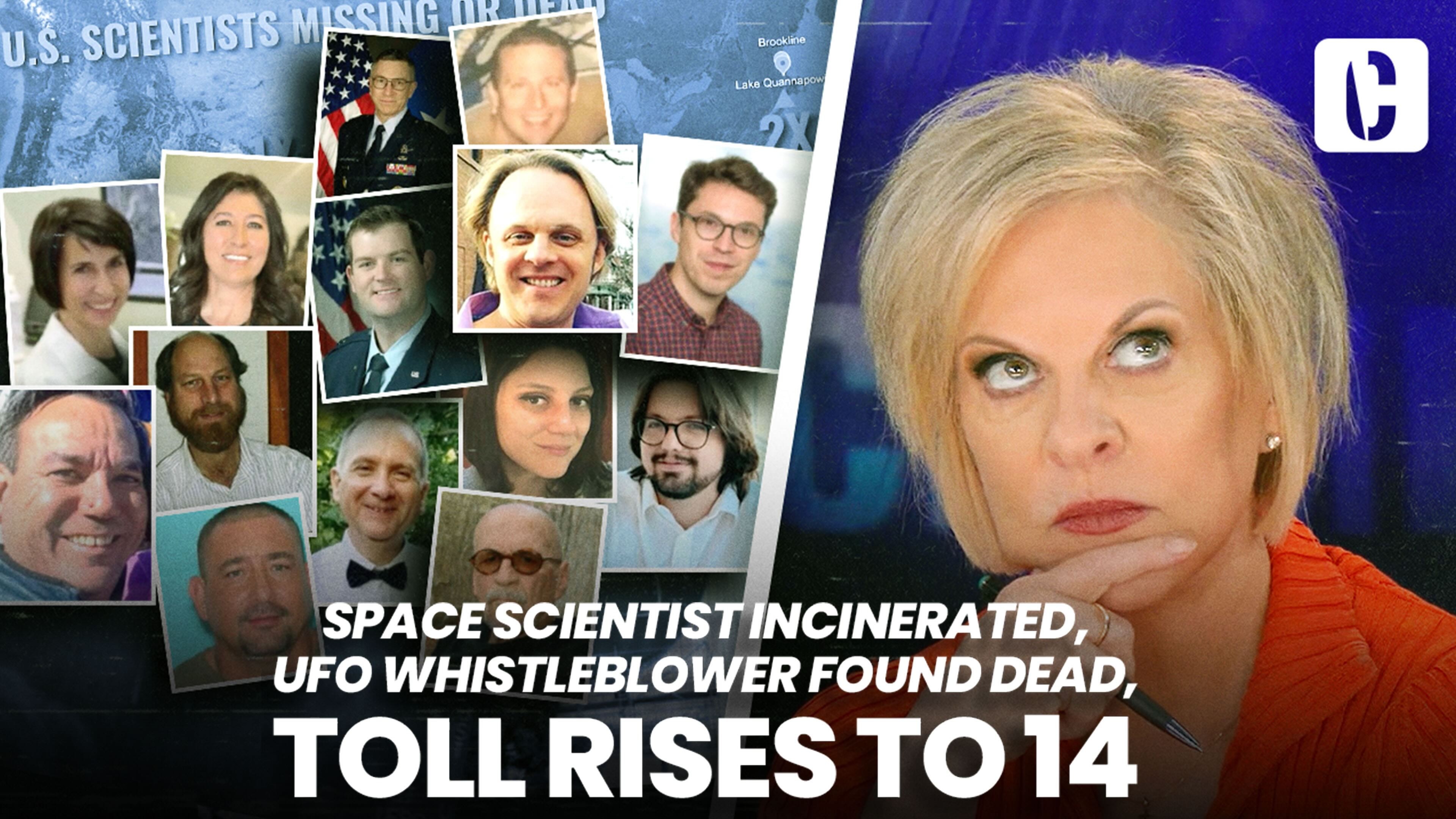 Crime Stories with Nancy Grace - Space Riddle: Space Scientist Incinerated as UFO Whistleblower Found Dead, Toll Rises to 14 Experts