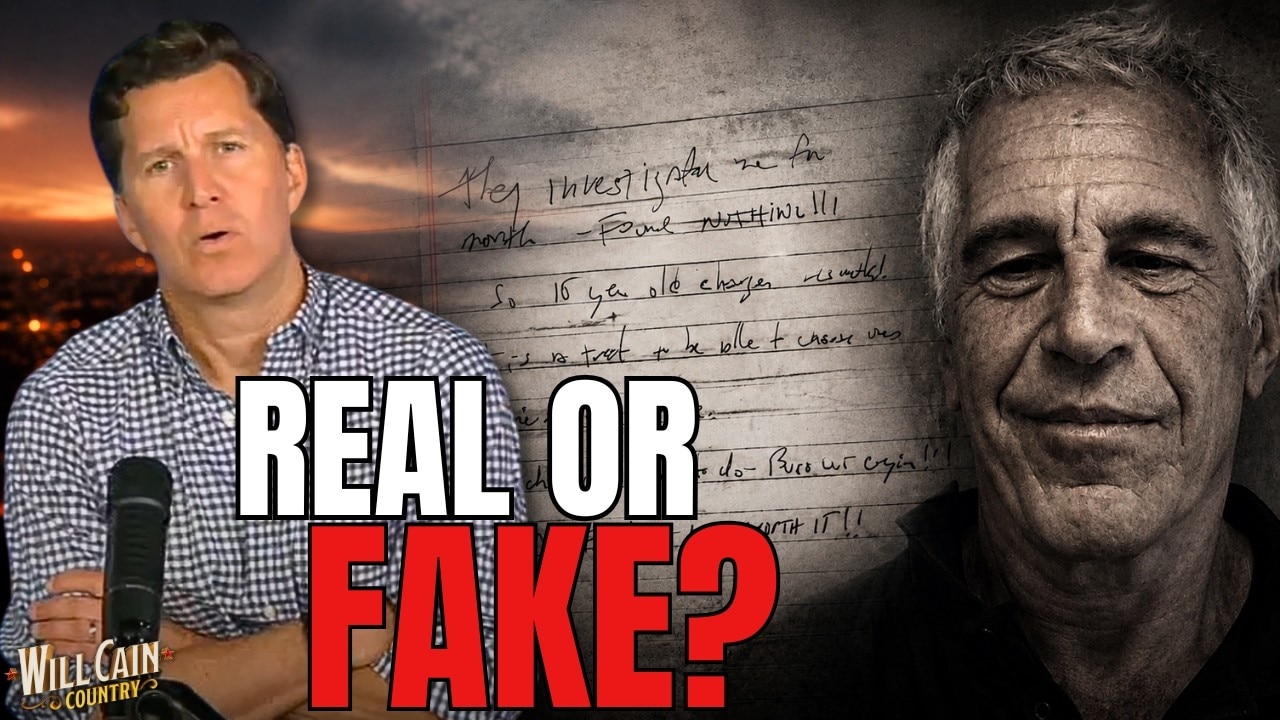 Will Cain Country - Epstein “Suicide Note” JUST RELEASED — Real or Fake?