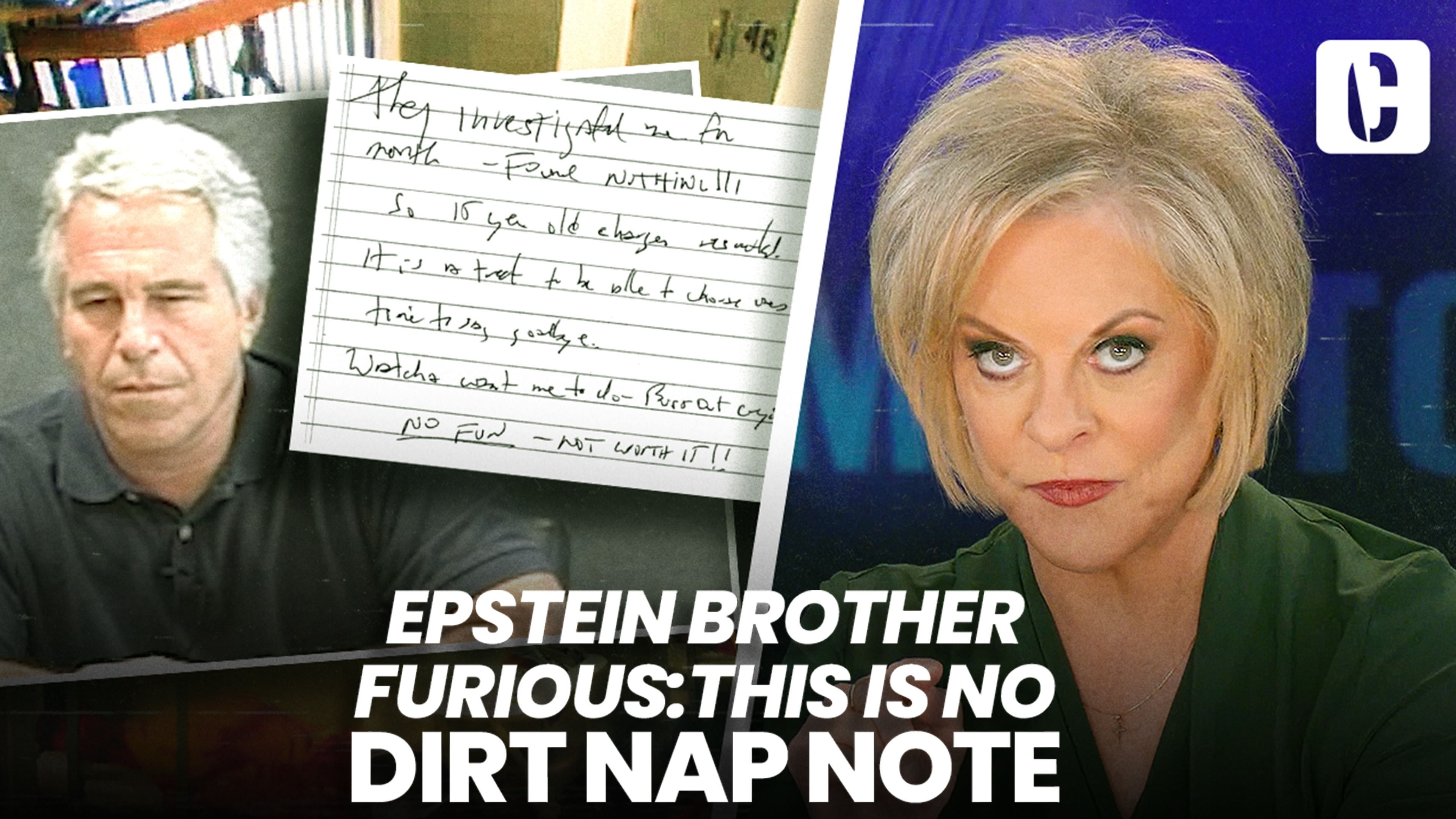 Crime Stories with Nancy Grace - Epstein Brother Furious: This Is No Dirt Nap Note