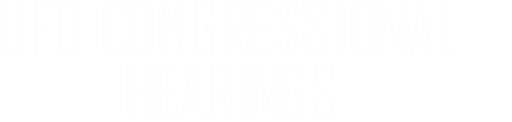 Ufo Congressional Hearings