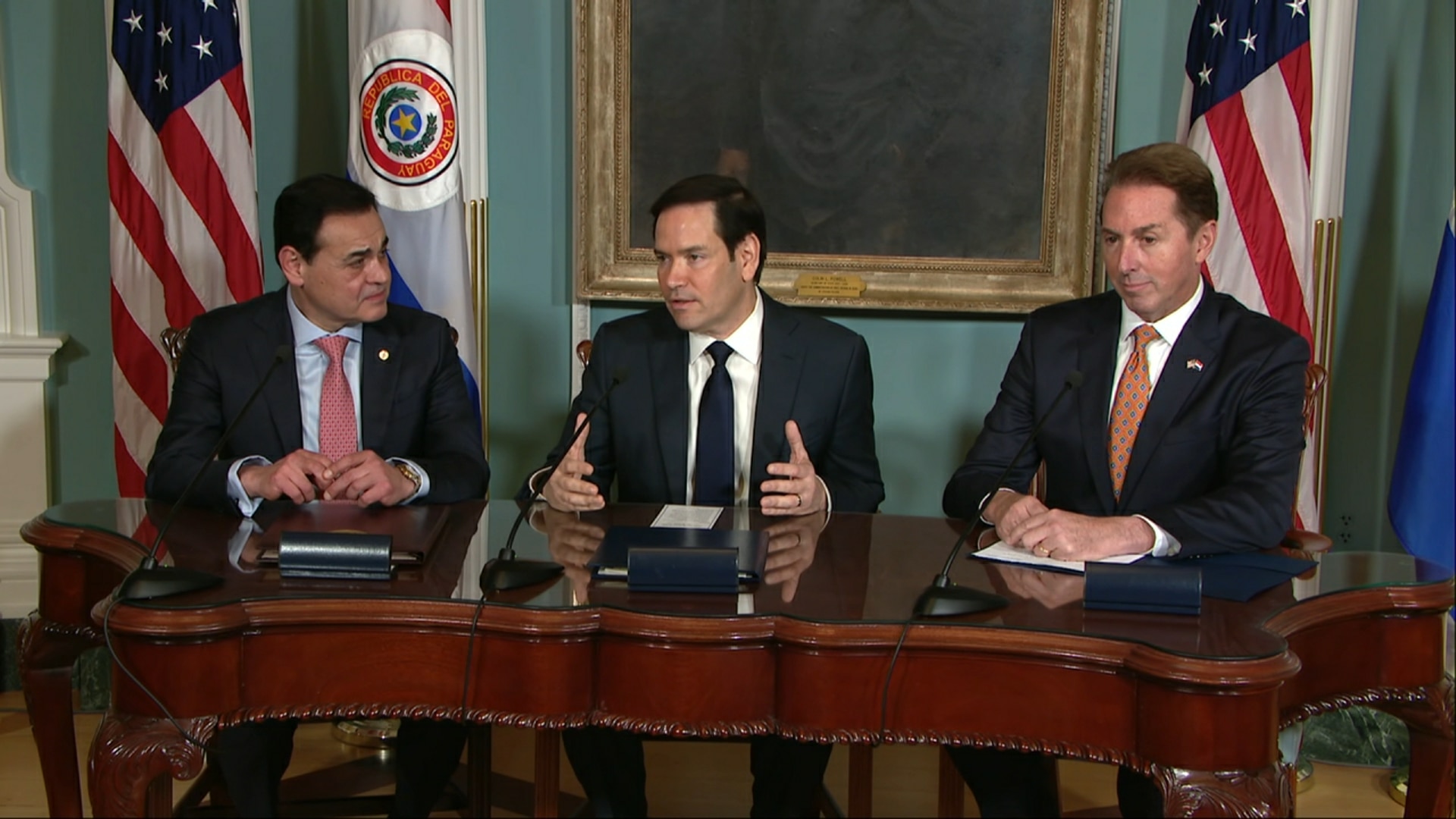 (8/14) Signing Ceremony with Paraguay's FM