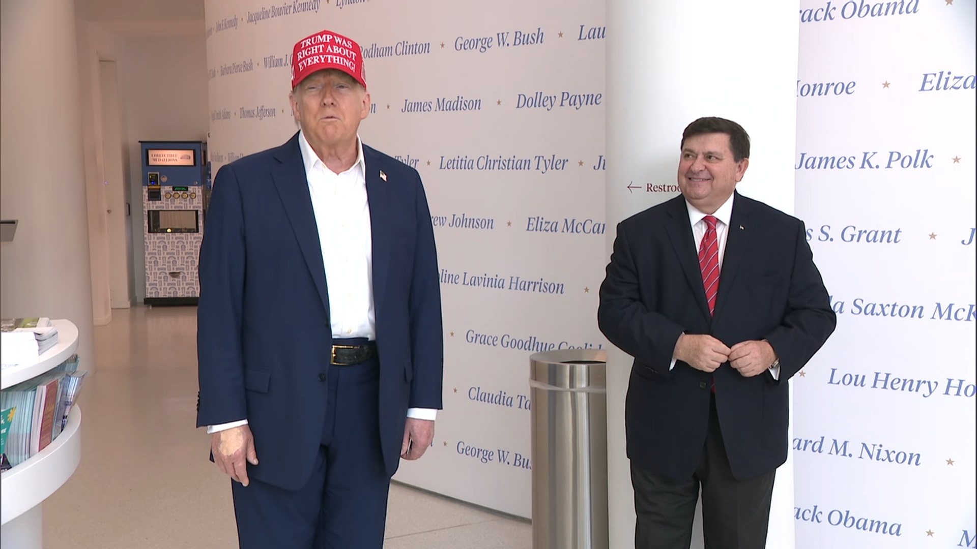 (8/22) Trump Tours People's House