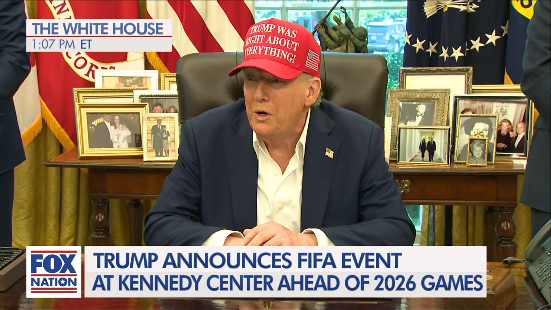 (8/22) Trump's FIFA Announcement