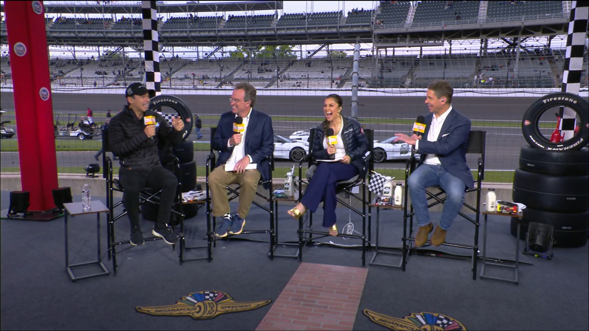 Helio Castroneves Joins 'Fox and Friends Weekend'