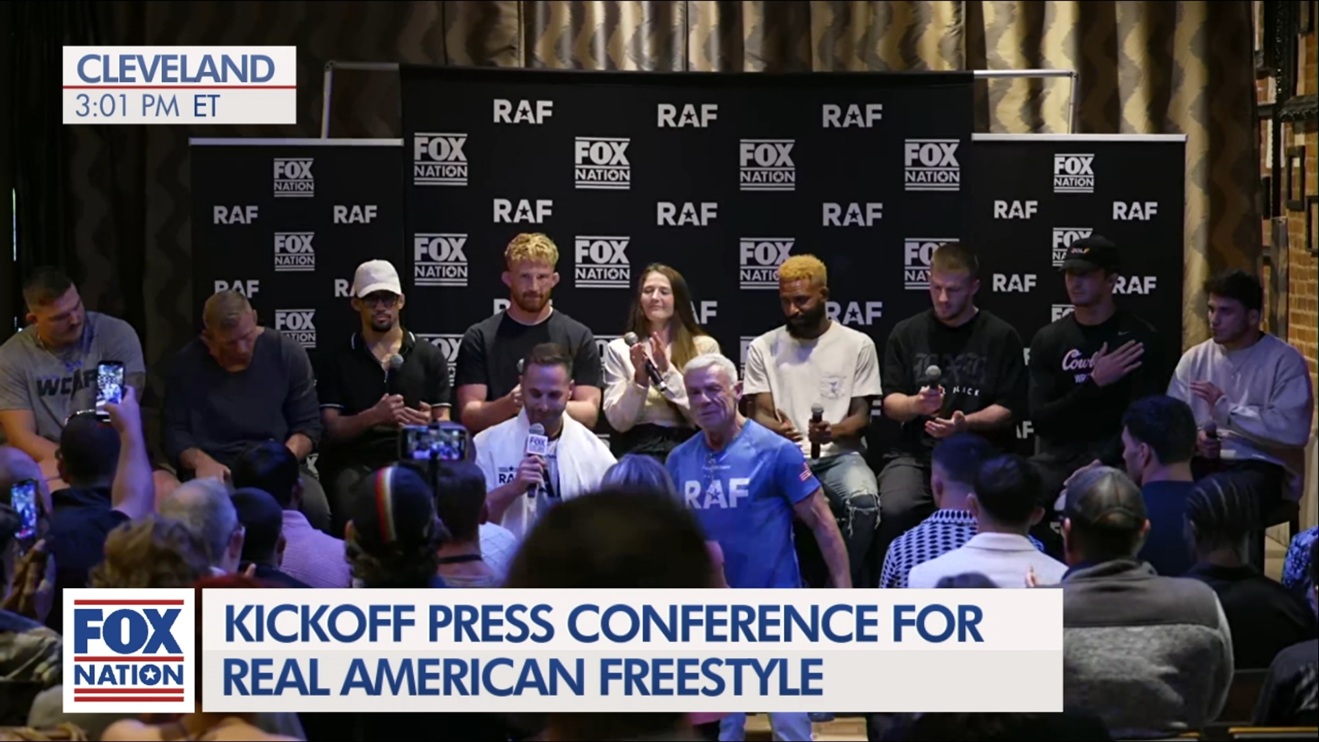 Real American Freestyle Kickoff Press Conference