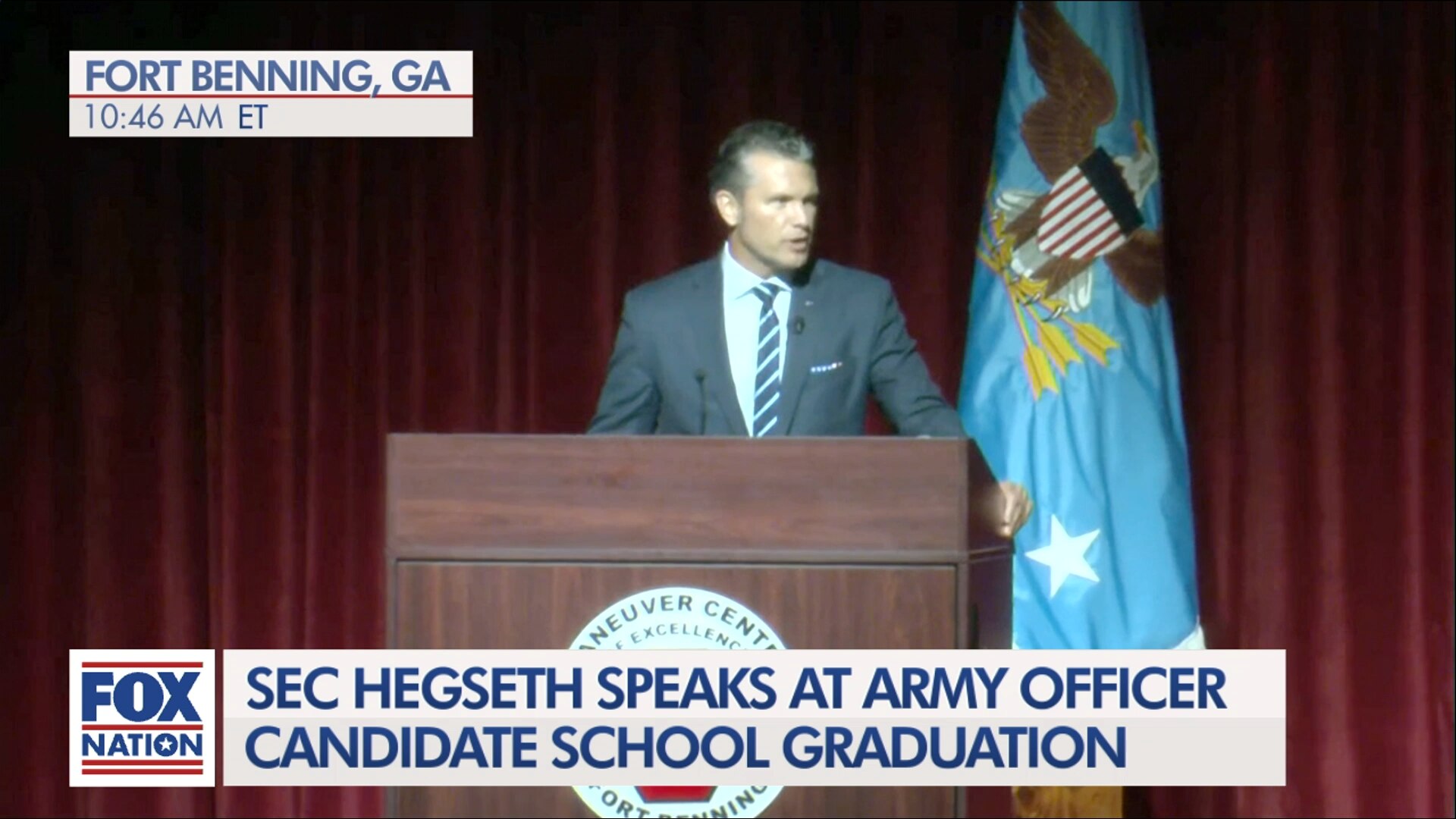 (9/4) Ft. Benning Graduation Speech