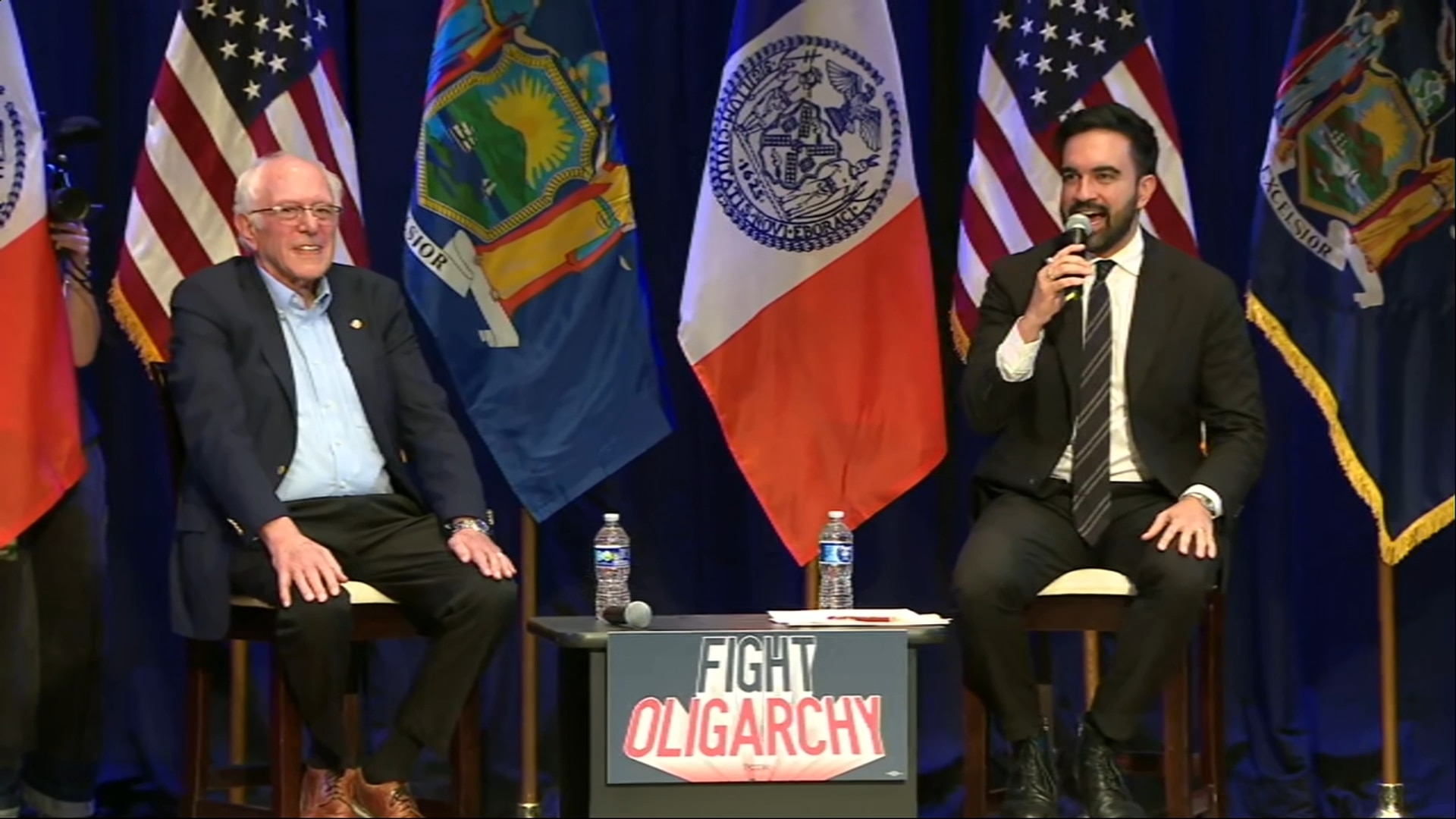 Bernie Sanders Hosts Town Hall with Zohran Mamdani