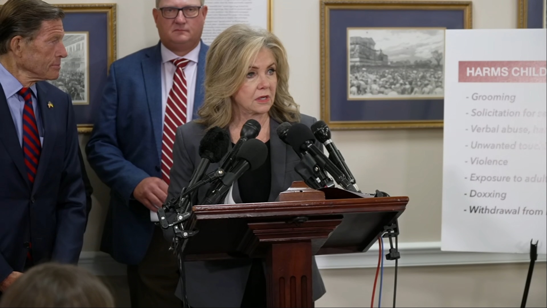 Senators hold Press Conference on Meta Allegations