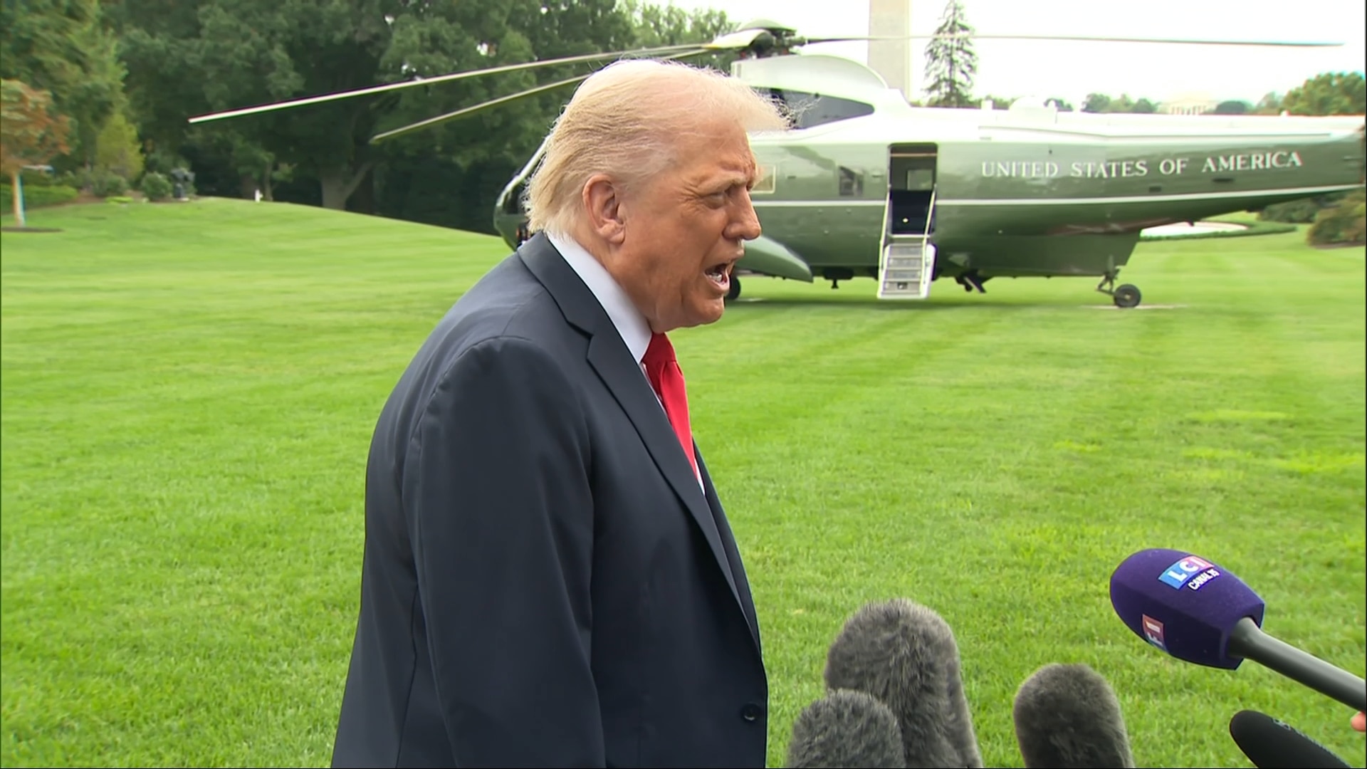 (9/16) Trump Departs for U.K. Trip