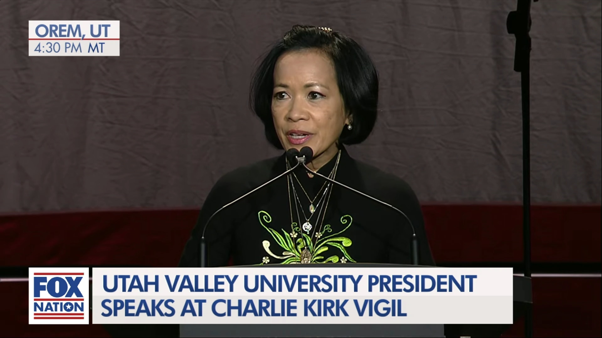 Utah Valley University Vigil