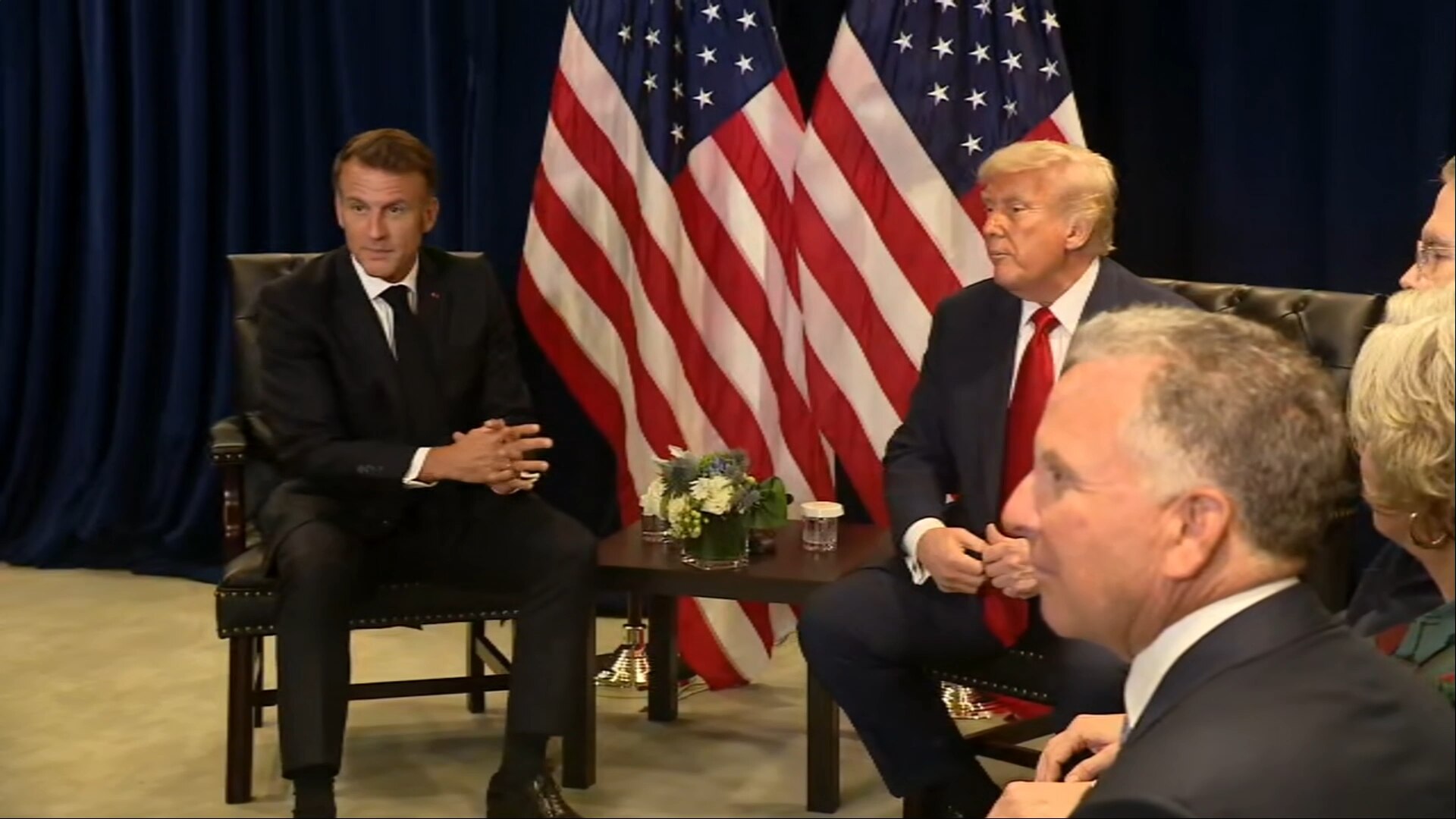 (9/23) Trump Meets with French President Macron
