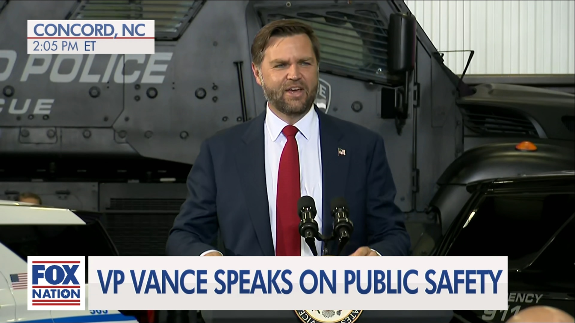 (9/24) Vance Talks Public Safety After NC Stabbing