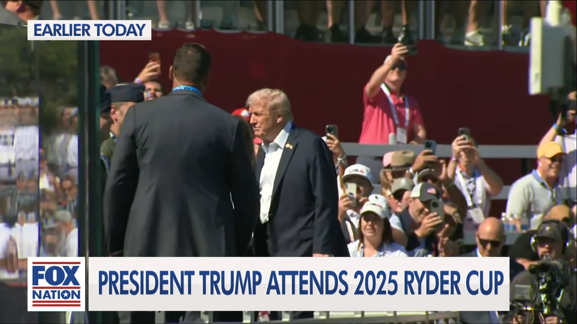 (9/26) Trump Watches U.S. vs. Europe Golf Match