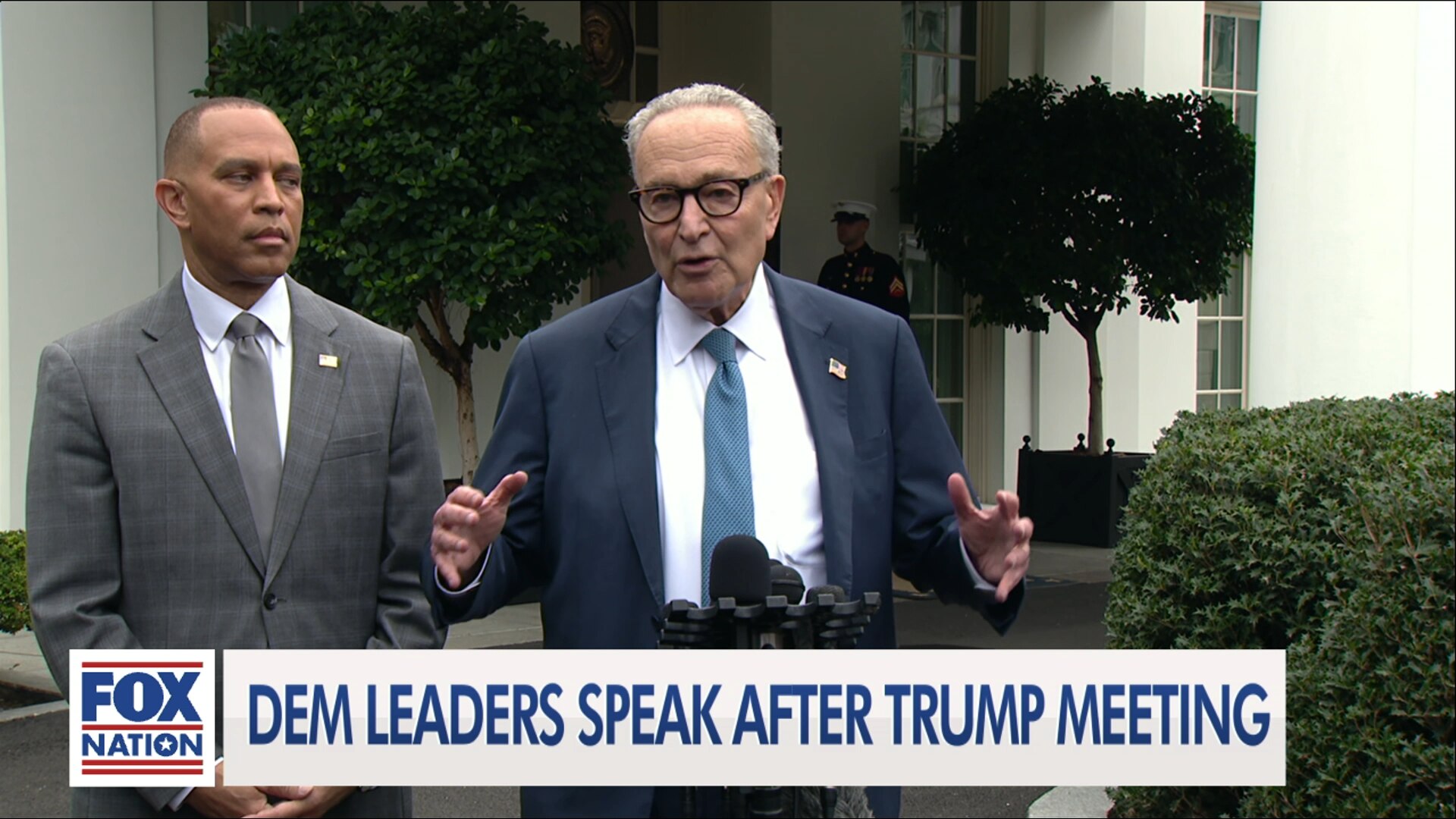 (9/29) Schumer, Jeffries Speak After Trump Meeting