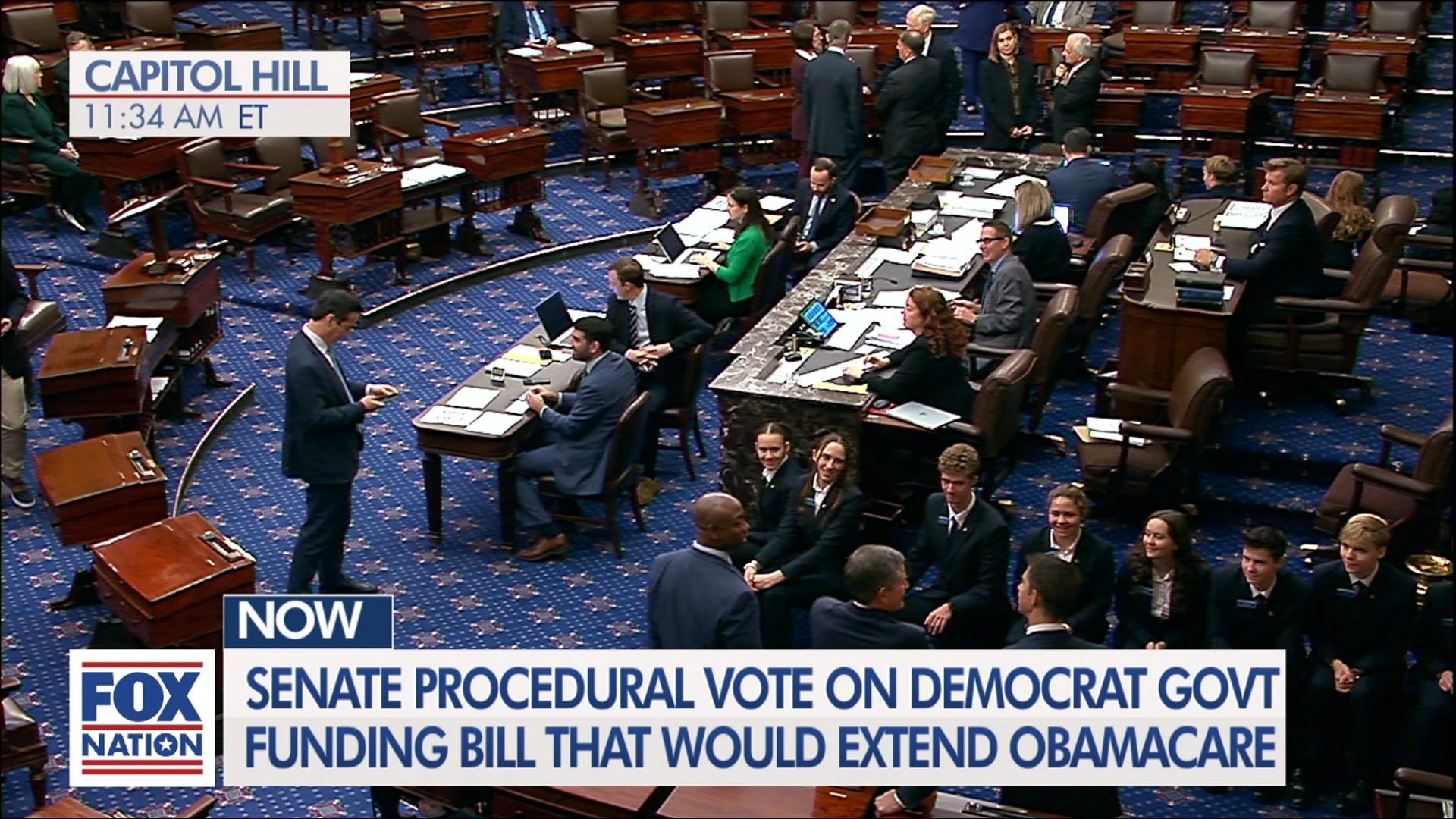 (10/1) Senate Votes on Funding Bill Amid Shutdown