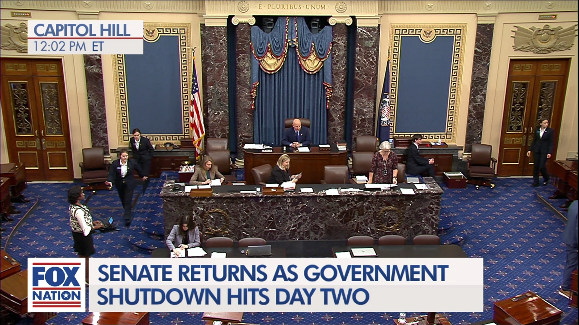 Senate Floor Opens Amid Shutdown
