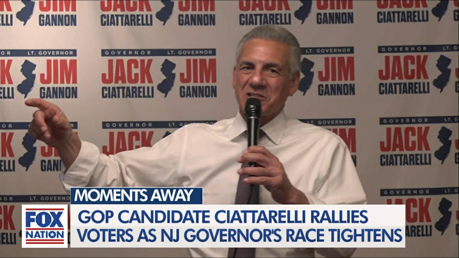 Ciattarelli Rallies as NJ Governor’s Race Tightens