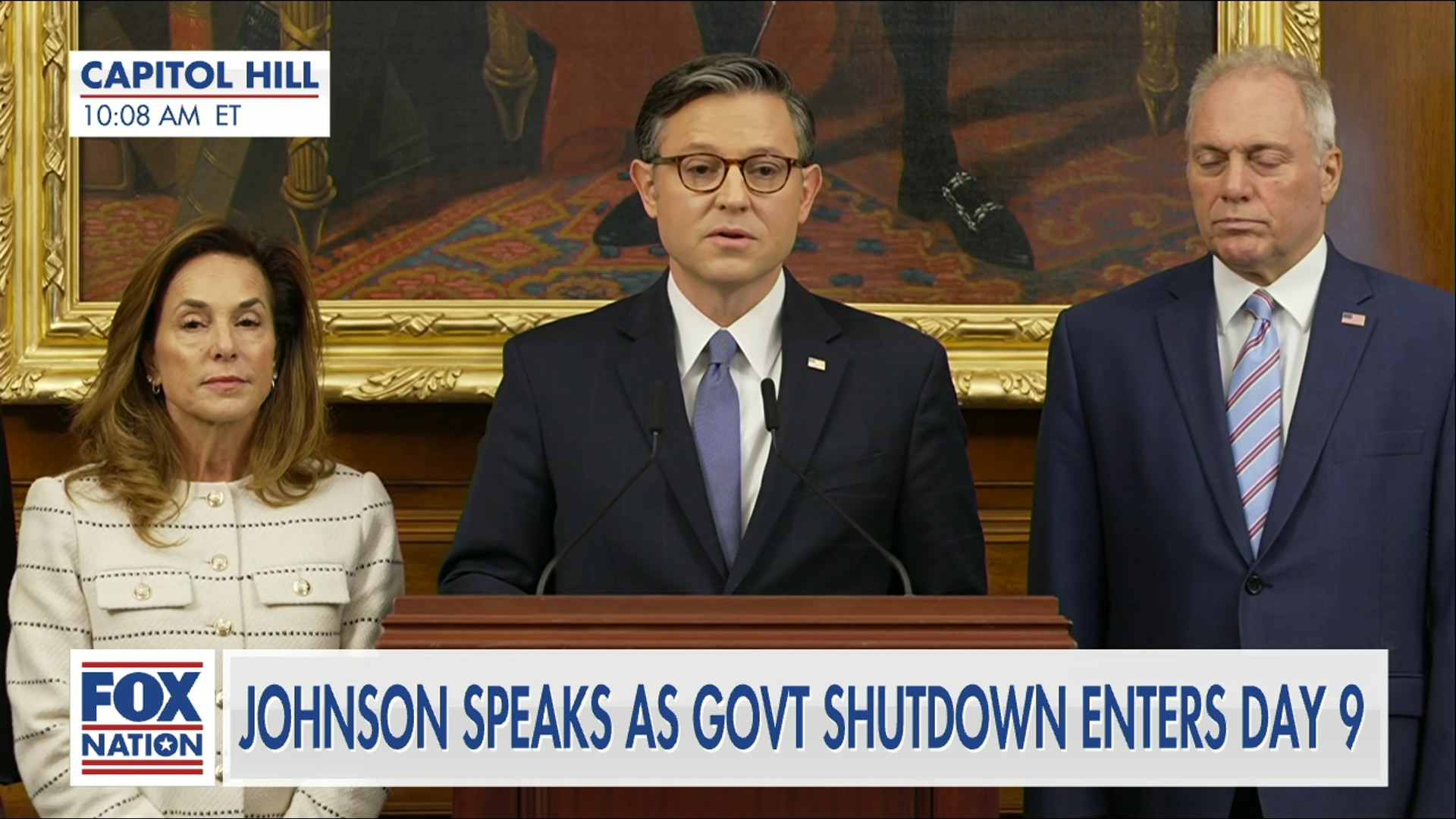 Speaker Johnson Briefs on Day 9 of Shutdown