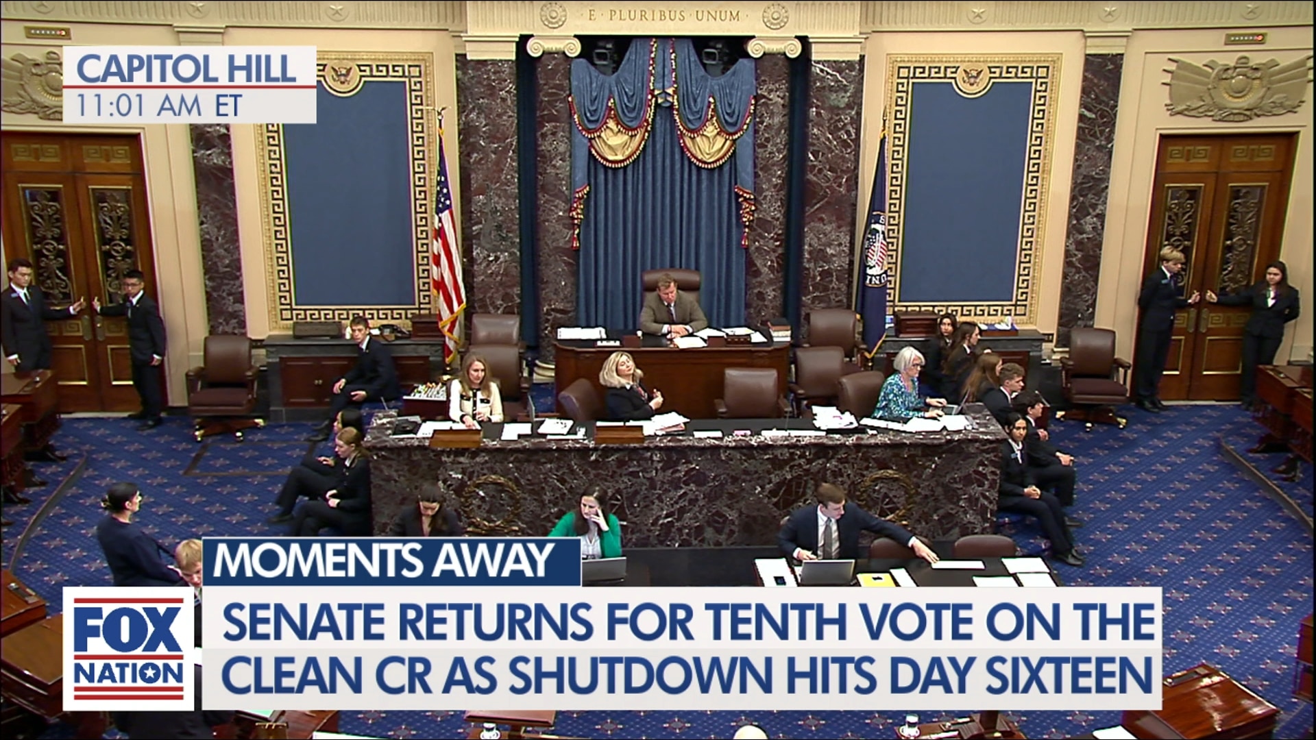 Senate Makes 10th Attempt to End Shutdown