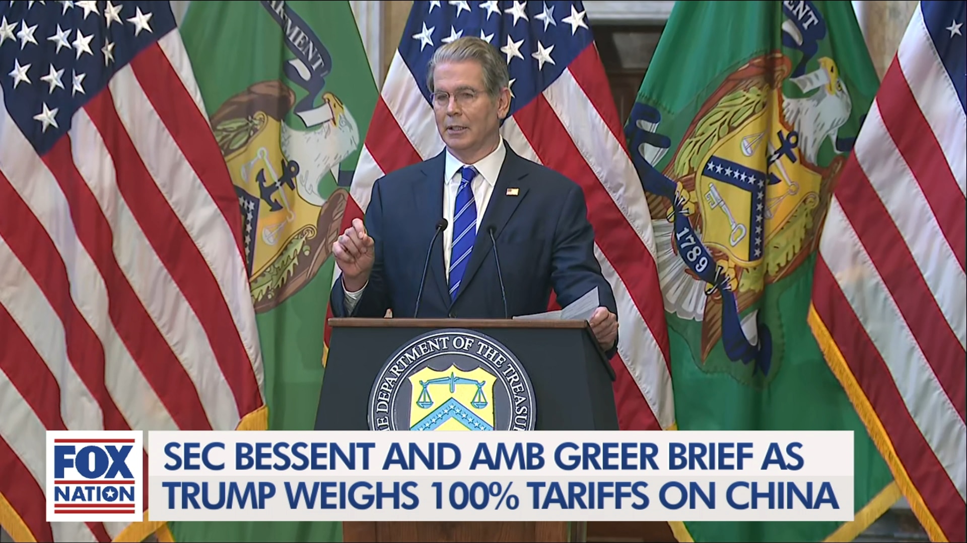 (10/15) Sec Bessent and Amb Greer Press Conference