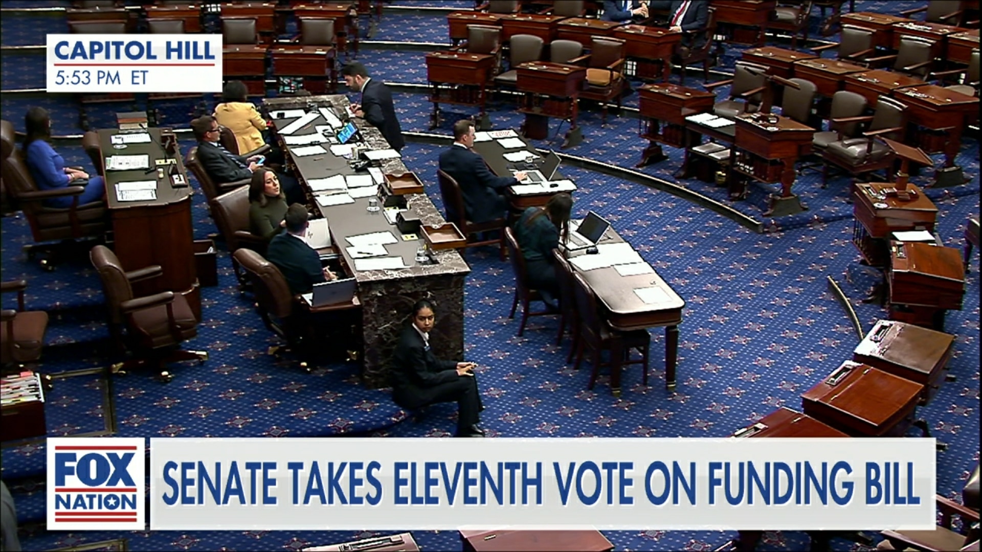 (10/20) Senate Takes Eleventh Vote on Funding Bill
