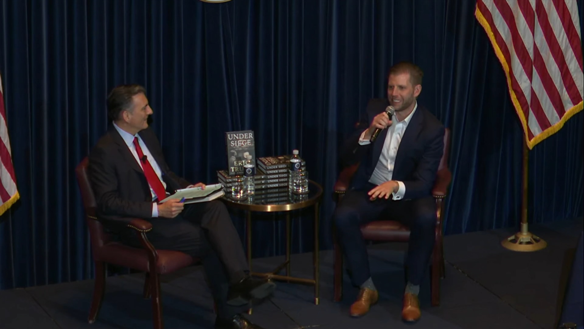 Eric Trump speaks at the Reagan Library