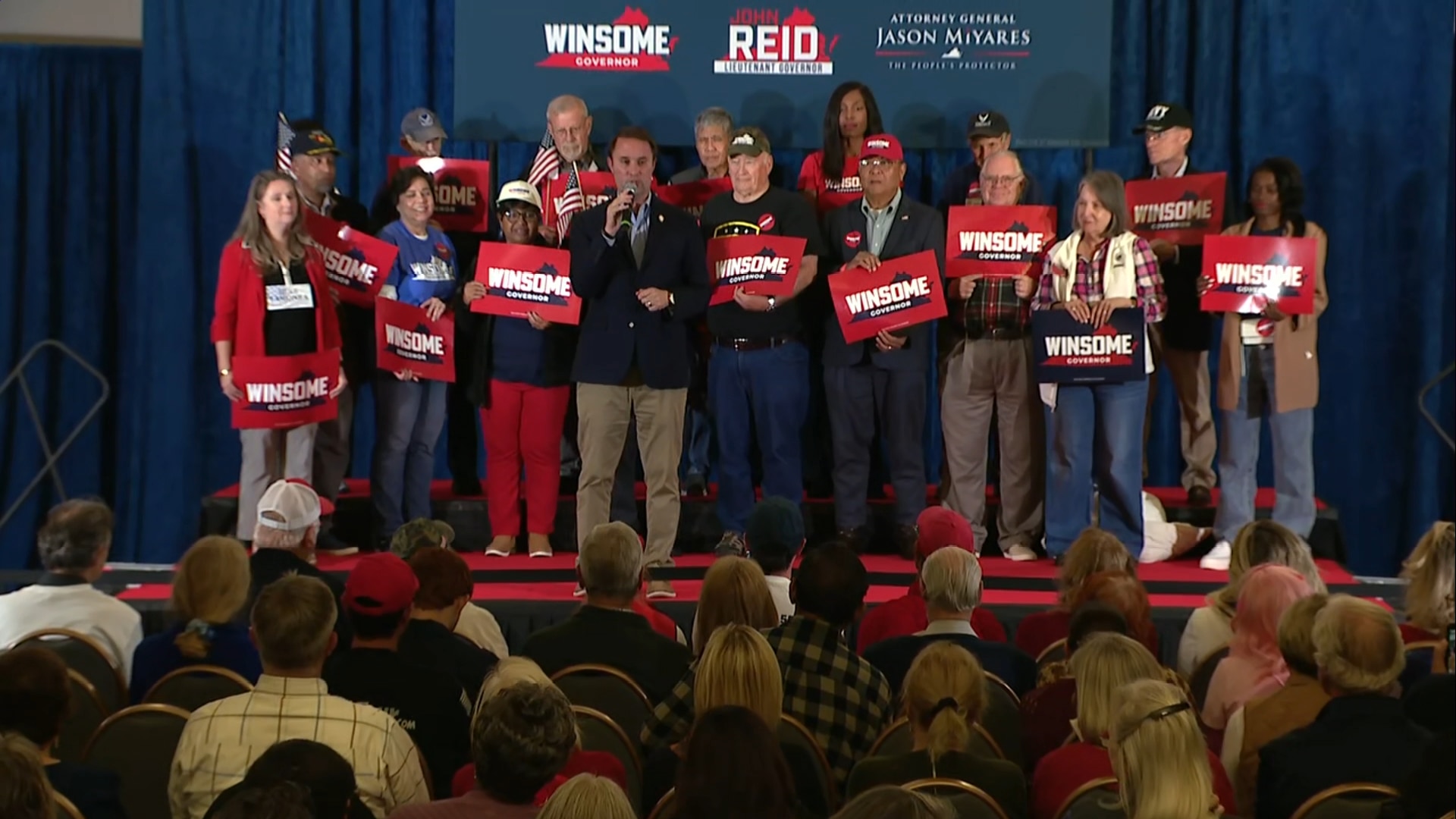 Earle-Sears Rallies with GOP Ticket