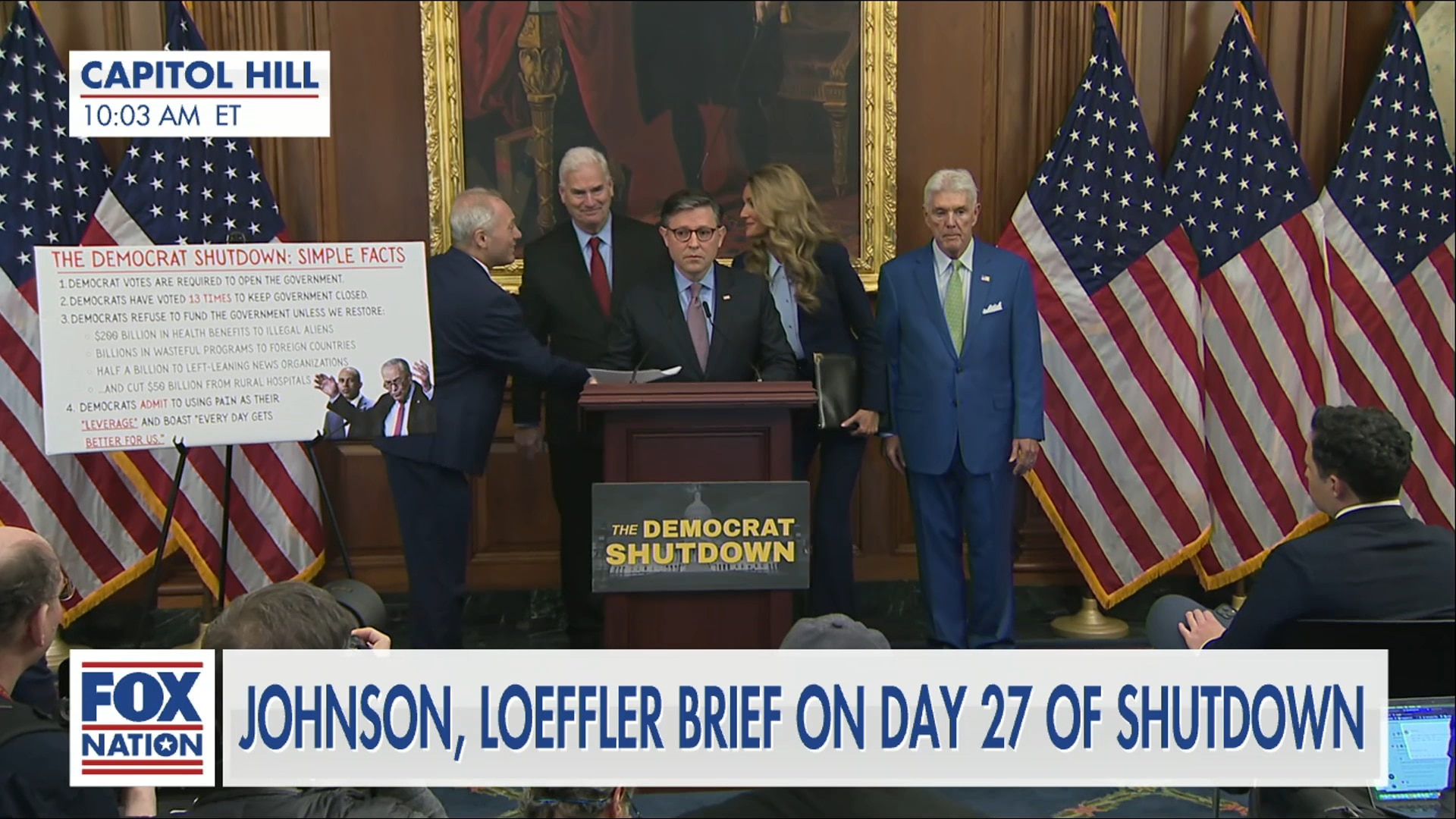 (10/27) Loeffler, Johnson on Day 27 of Shutdown