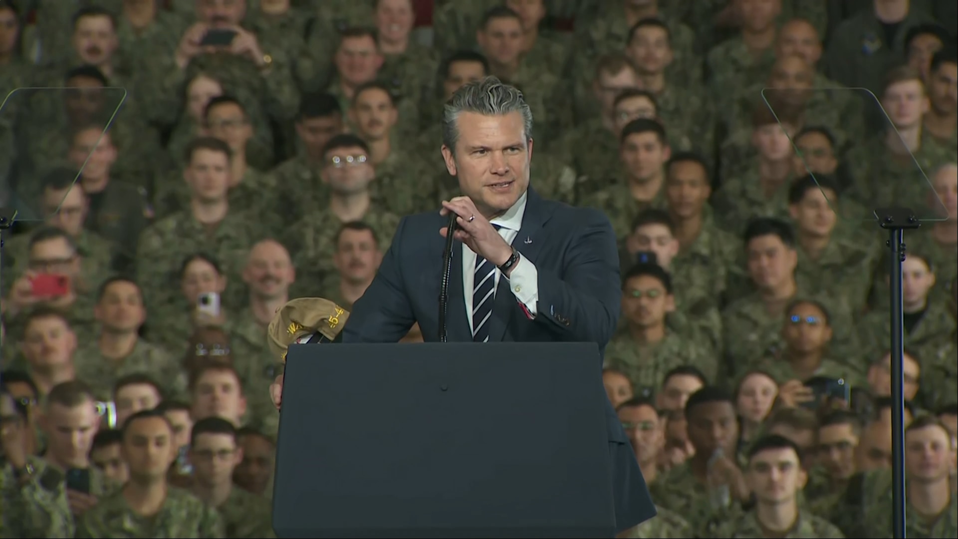 (10/28) Address to USS George Washington Sailors