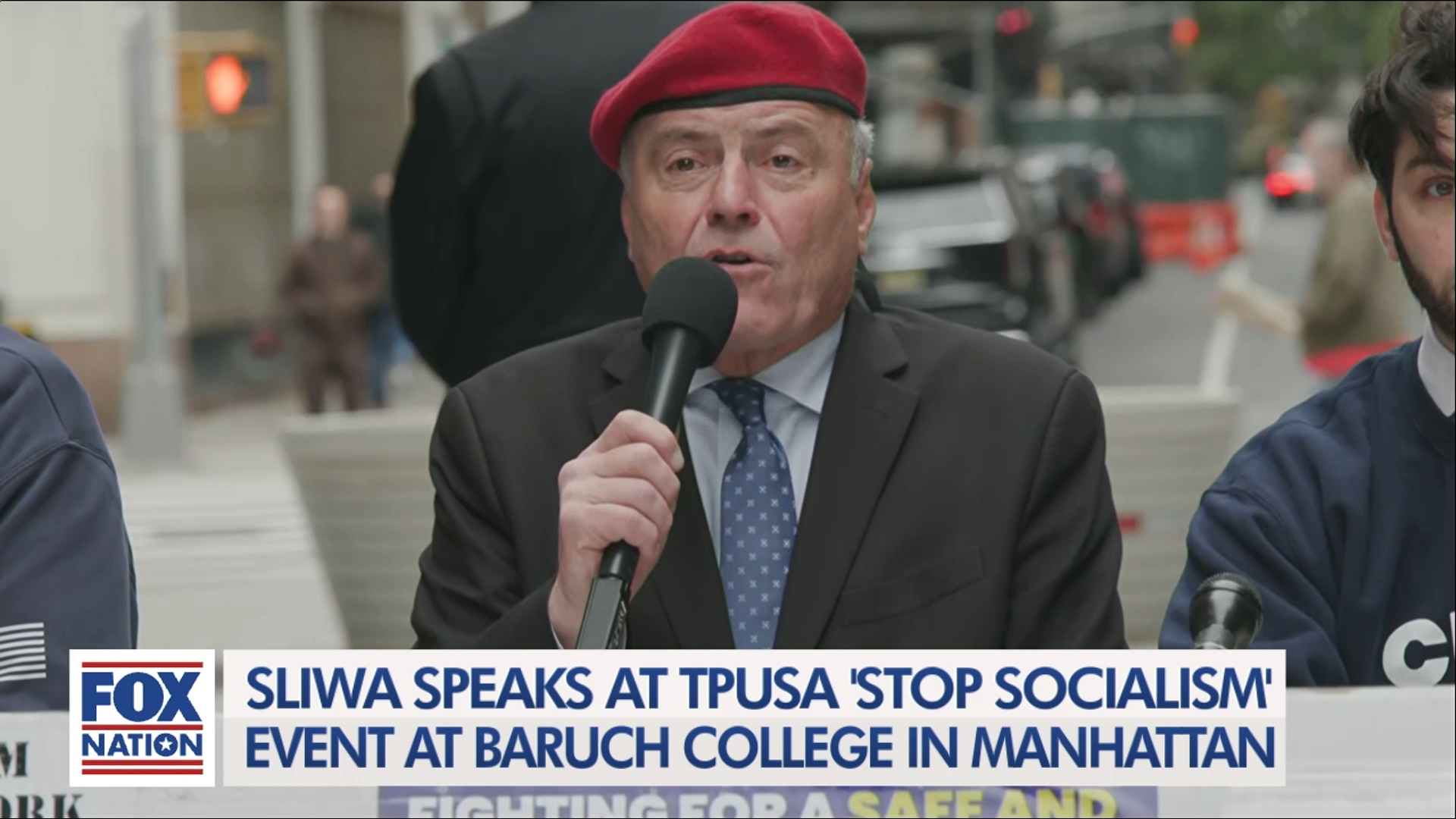 Sliwa Joins TPUSA Event at Baruch College