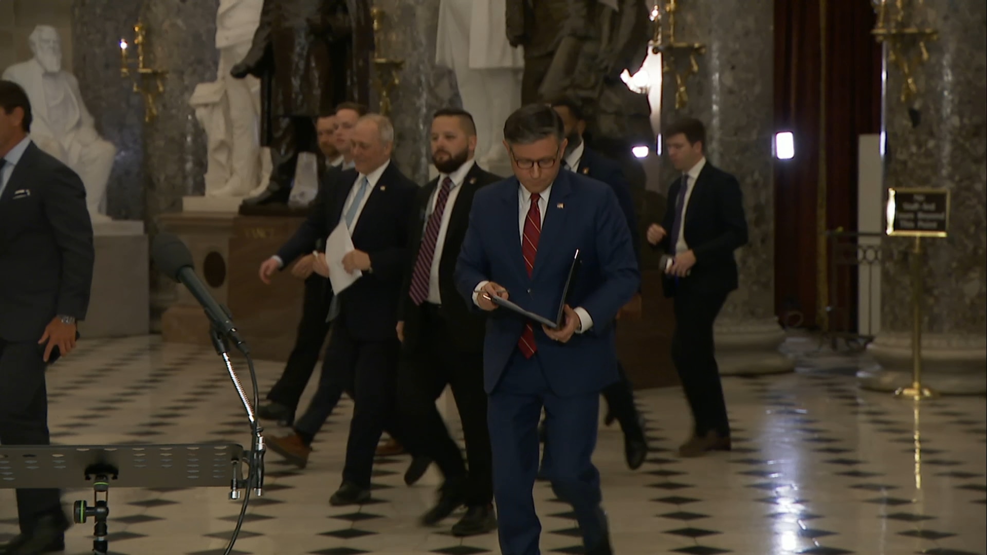 Speaker Johnson Reacts to Funding Bill Passing