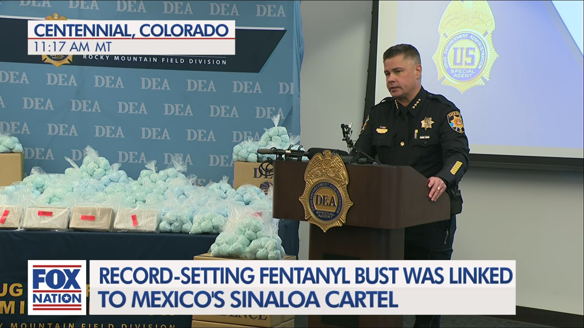 DEA Announces Historic Colorado Fentanyl Bust