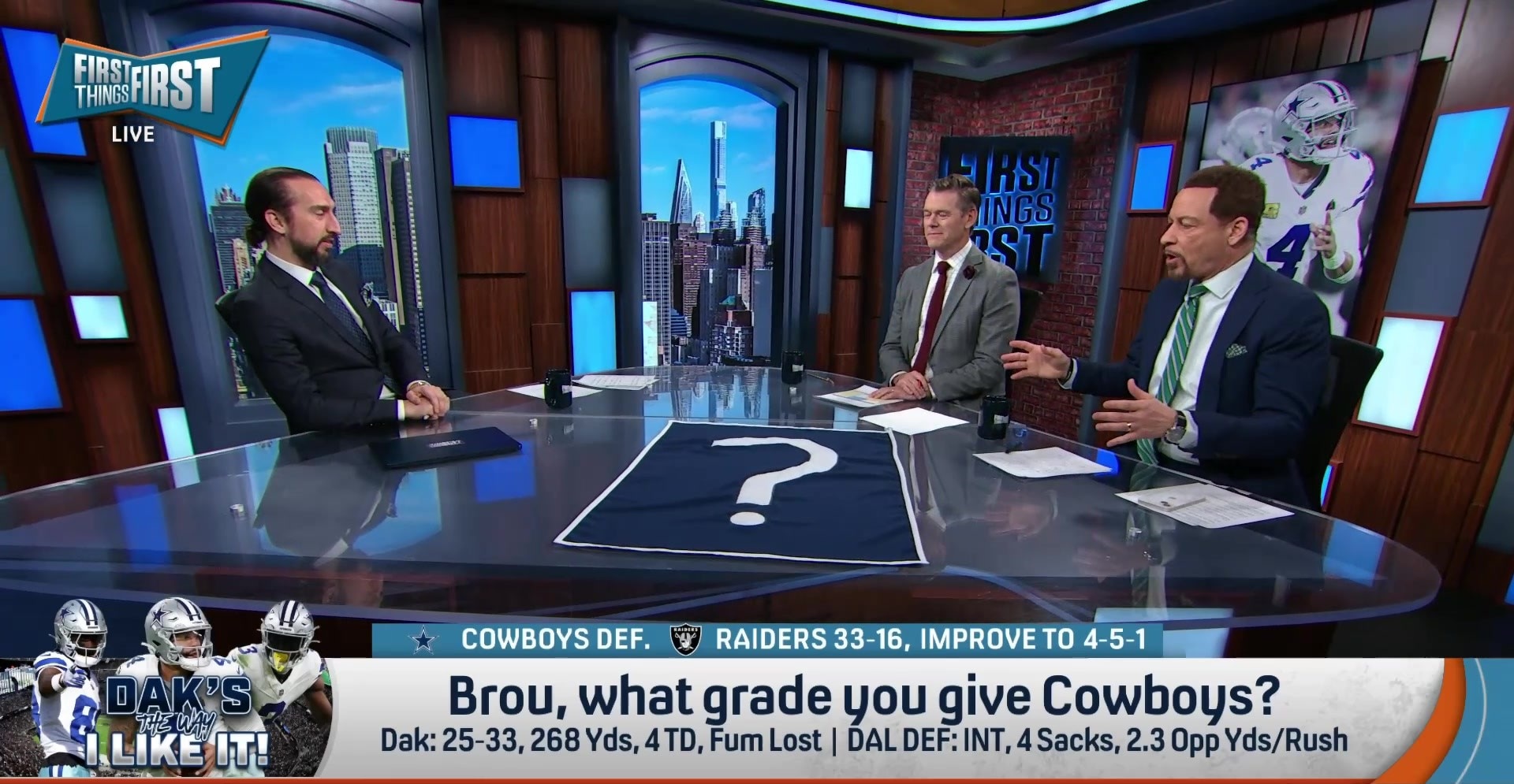 First Things First - Tuesday, November 18