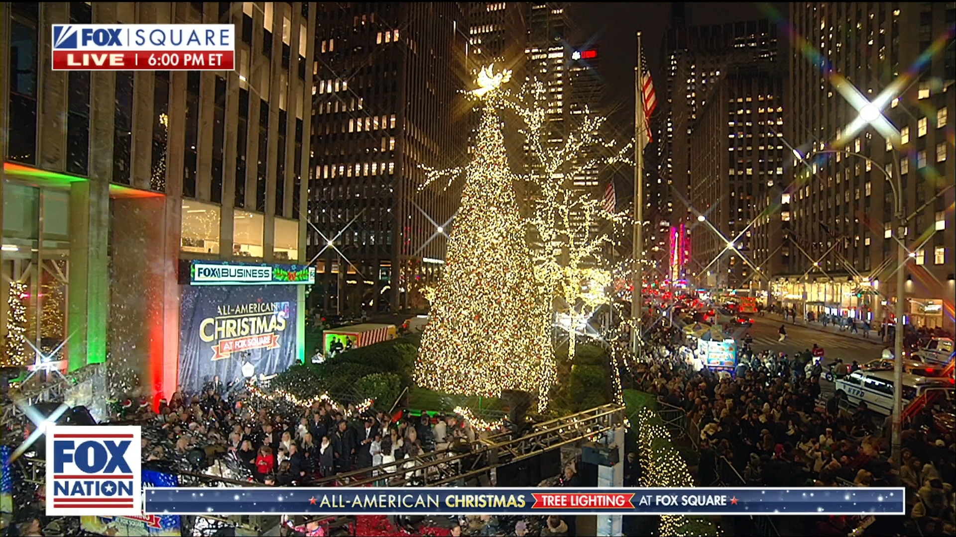 'The Five' Hosts Fox Christmas Tree Lighting