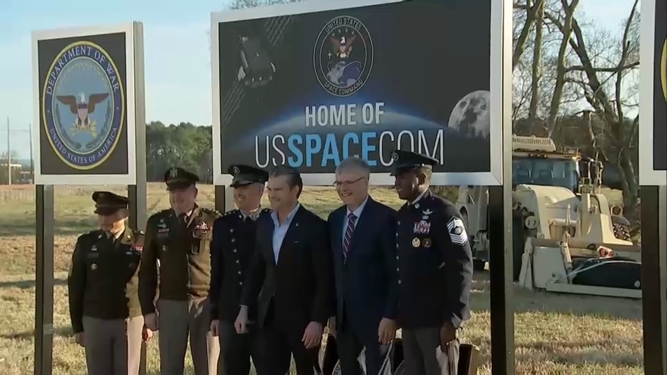 (12/12) U.S. Space Command HQ Sign Unveiling